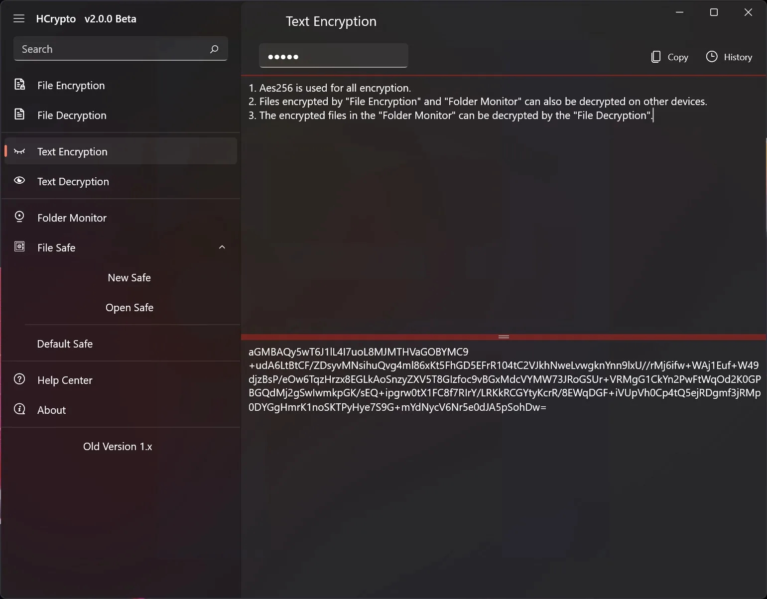 HCrypto - File ecryption / Safe screenshot 3