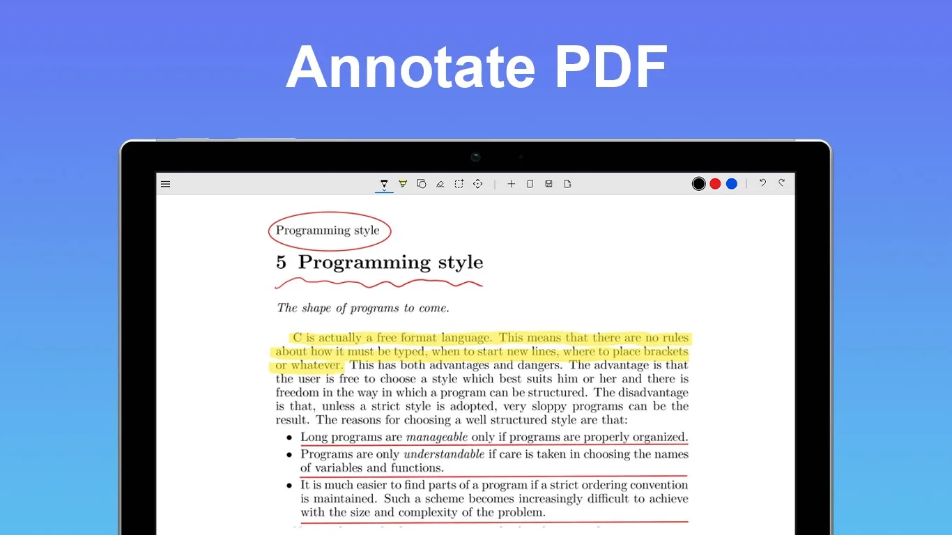 QuickNote Whiteboard - PDF Annotate screenshot 1