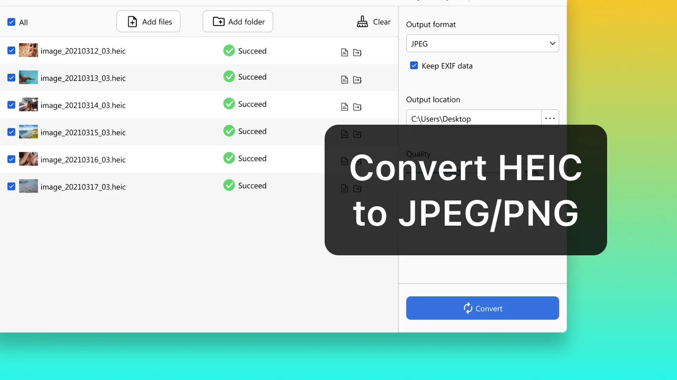HEIC* screenshot 2
