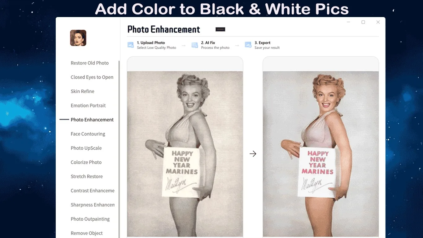Renew AI - Restore Old Photos screenshot 1
