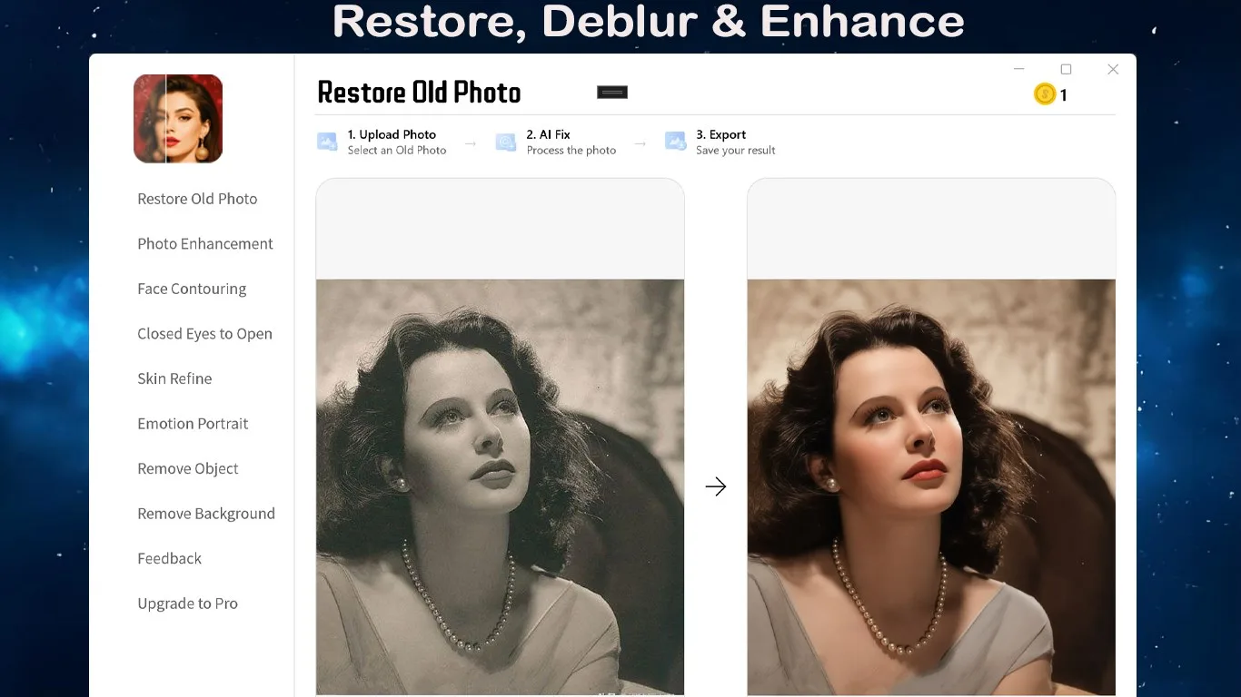 Renew AI - Restore Old Photos screenshot 4