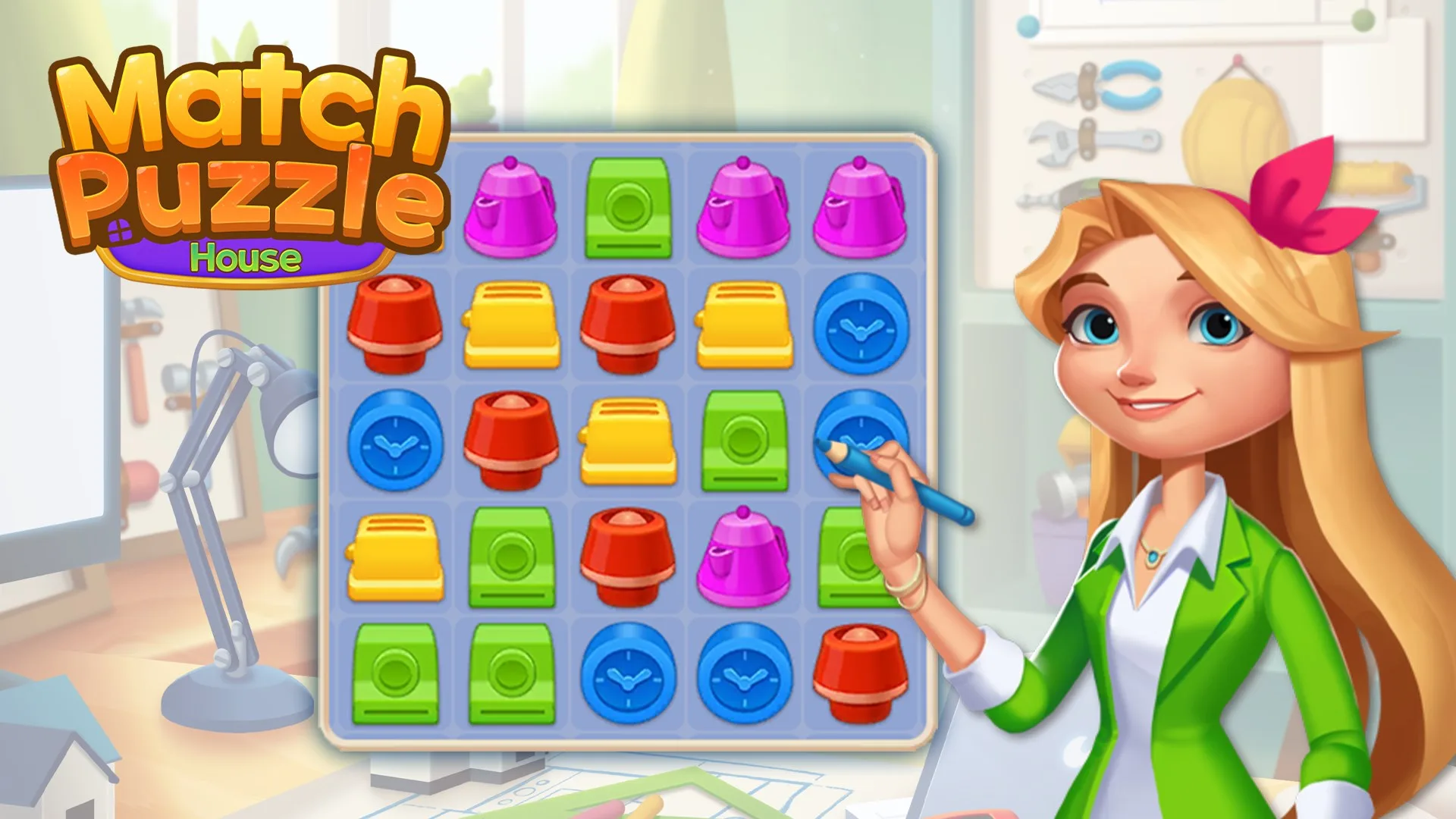 Match Puzzle House screenshot 1