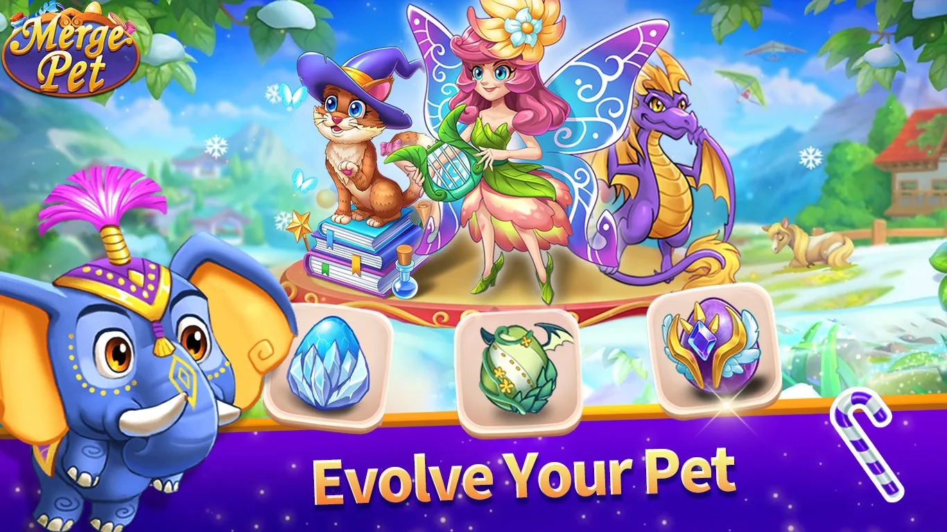 Merge Pet: Magic Merge Game screenshot 2