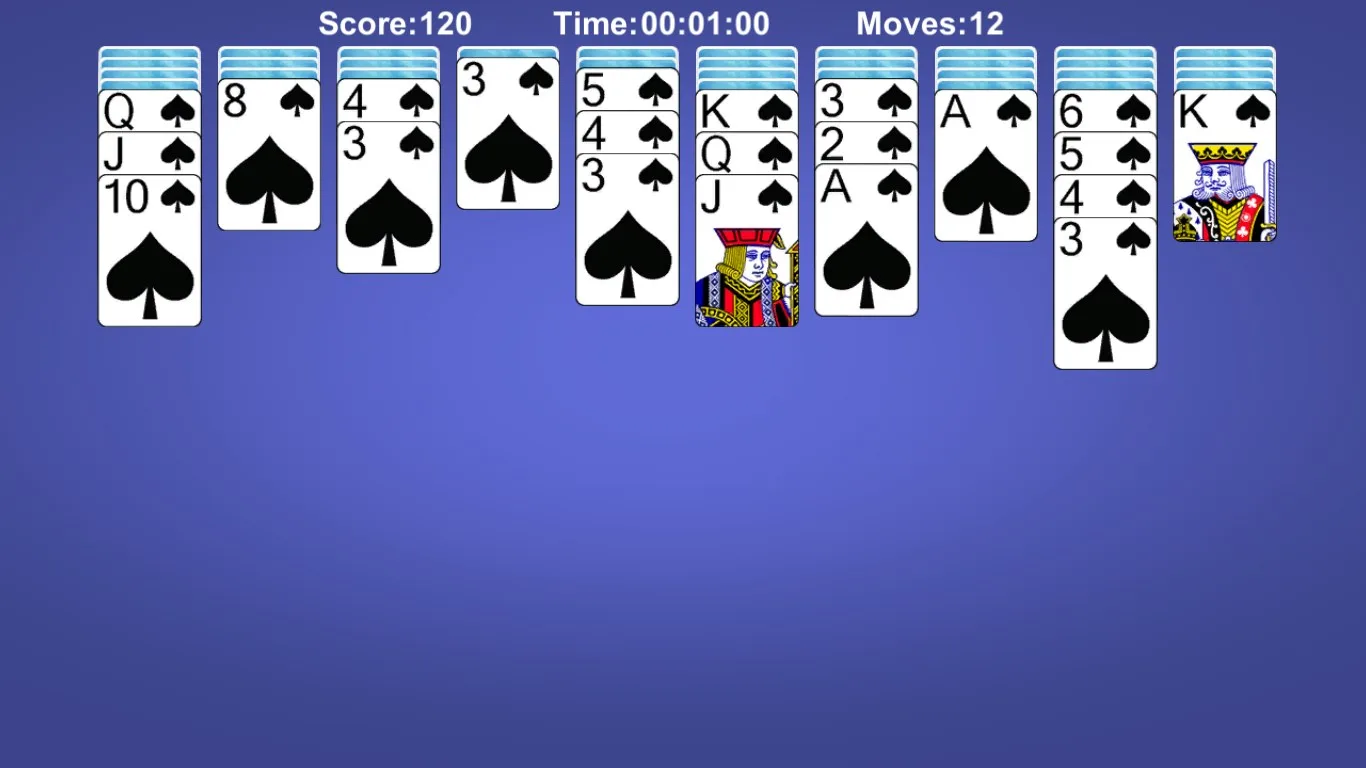 Spider Solitaire Pro!! - No Ads screenshot 3