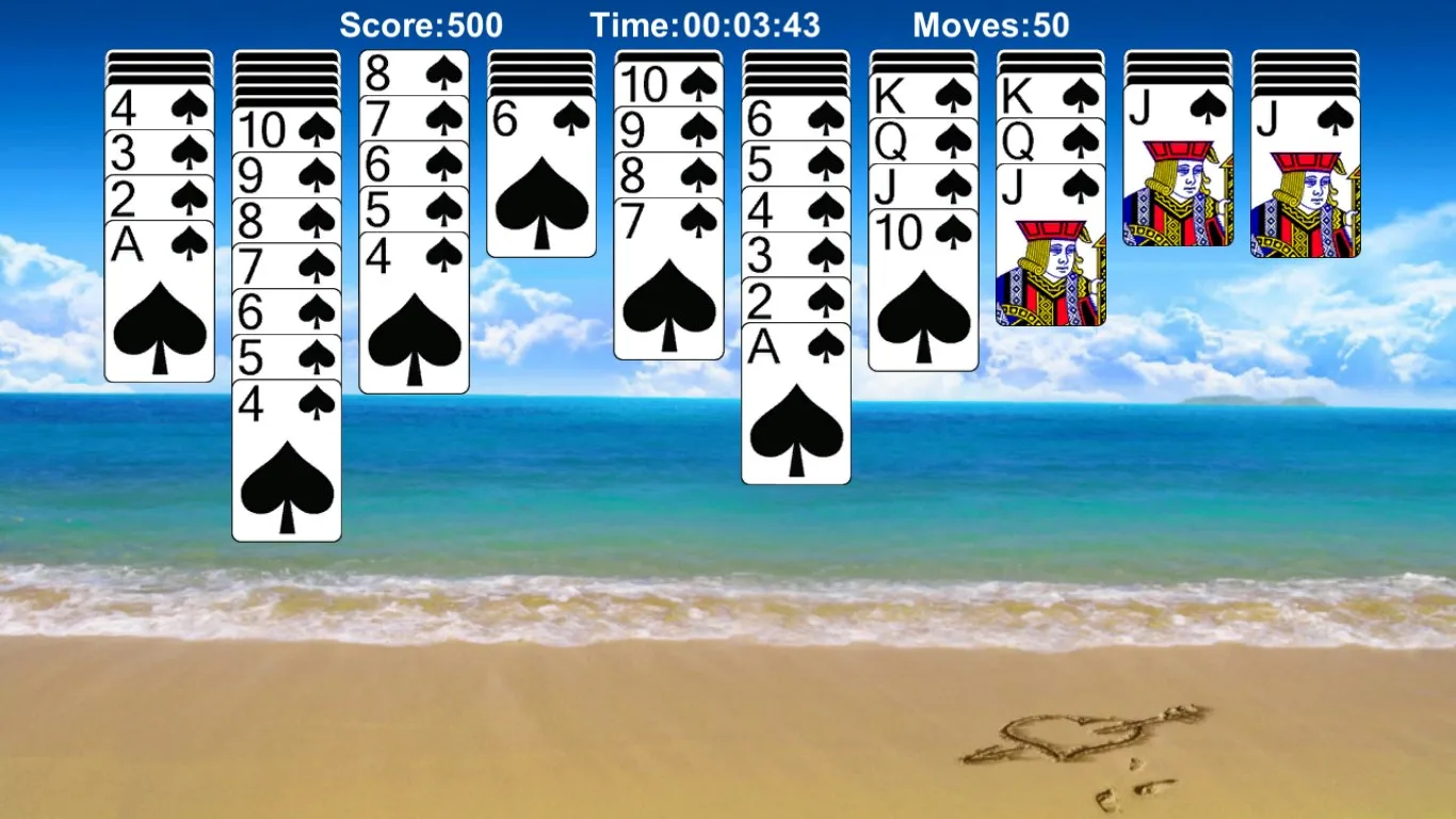 Spider Solitaire Pro!! - No Ads screenshot 4