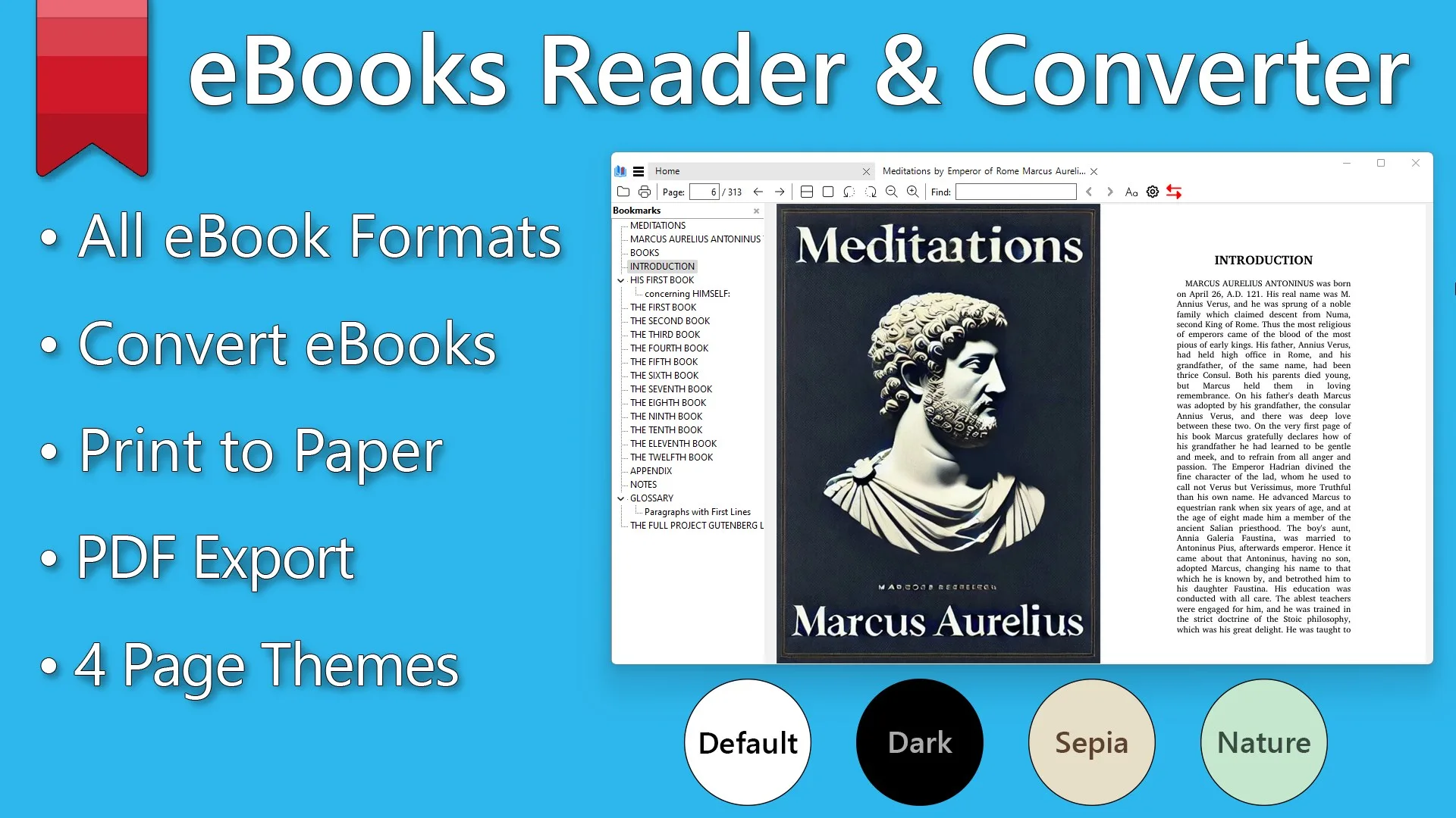 MOBI eBooks Reader screenshot 1