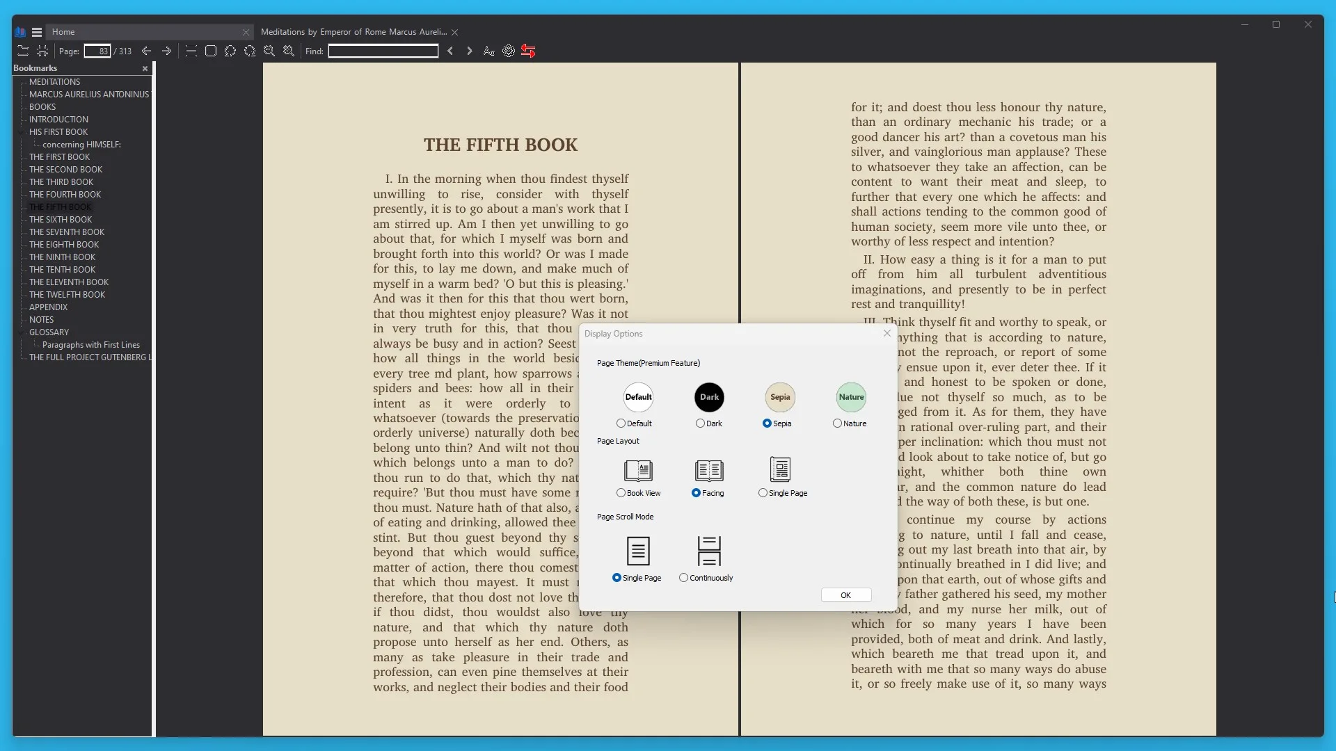MOBI eBooks Reader screenshot 5