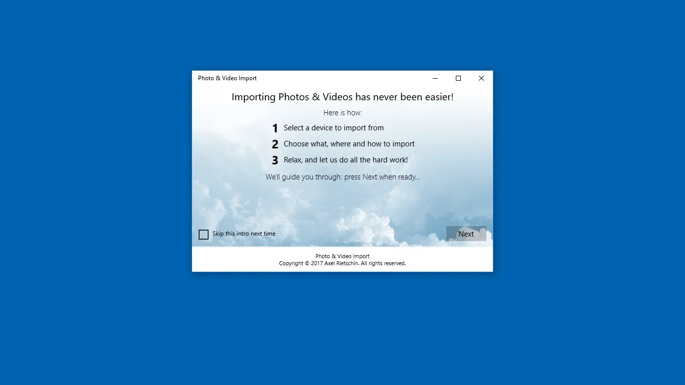 Photo & Video Import screenshot 2