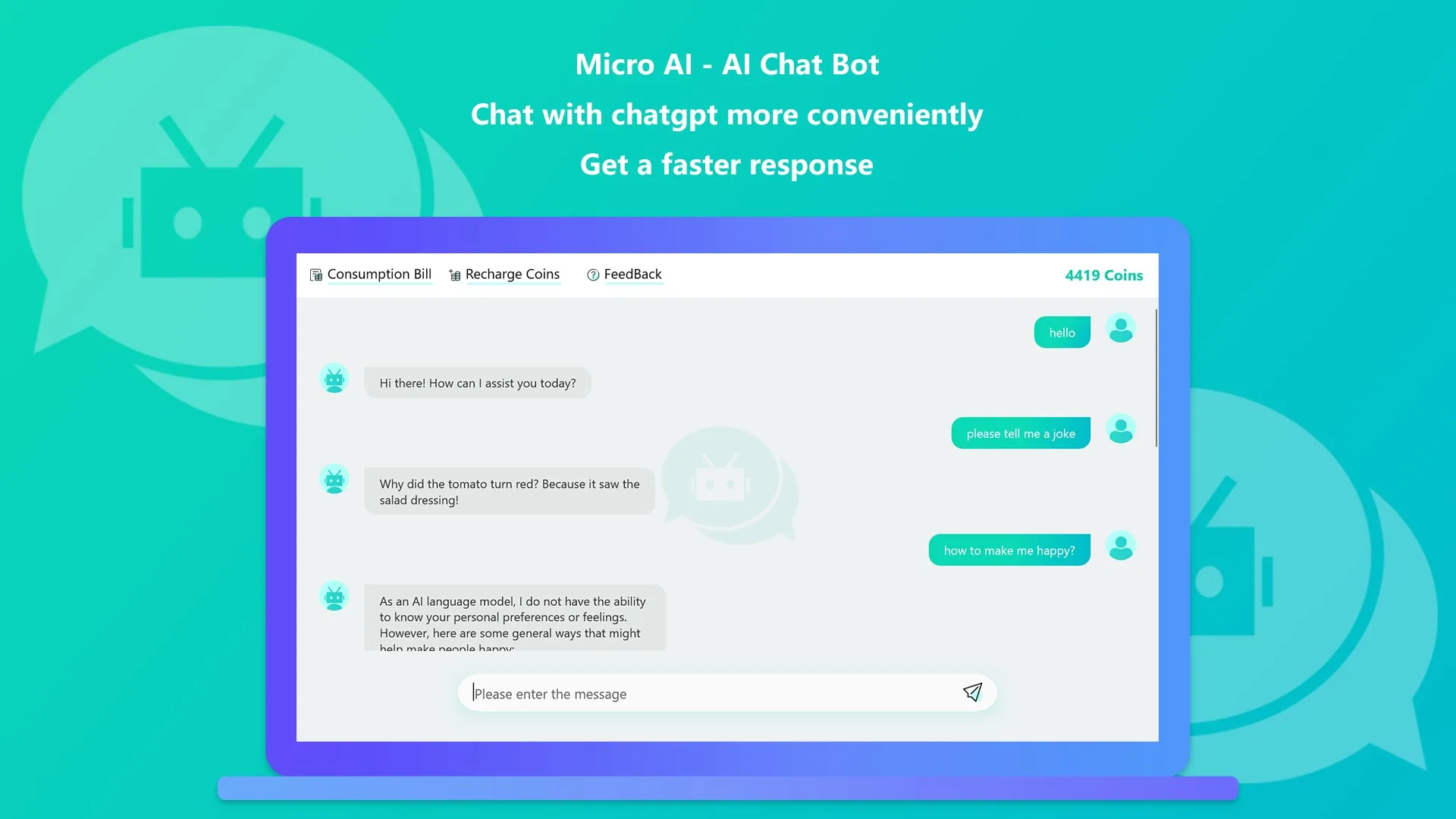 Micro AI - AI Chat Bot screenshot 3
