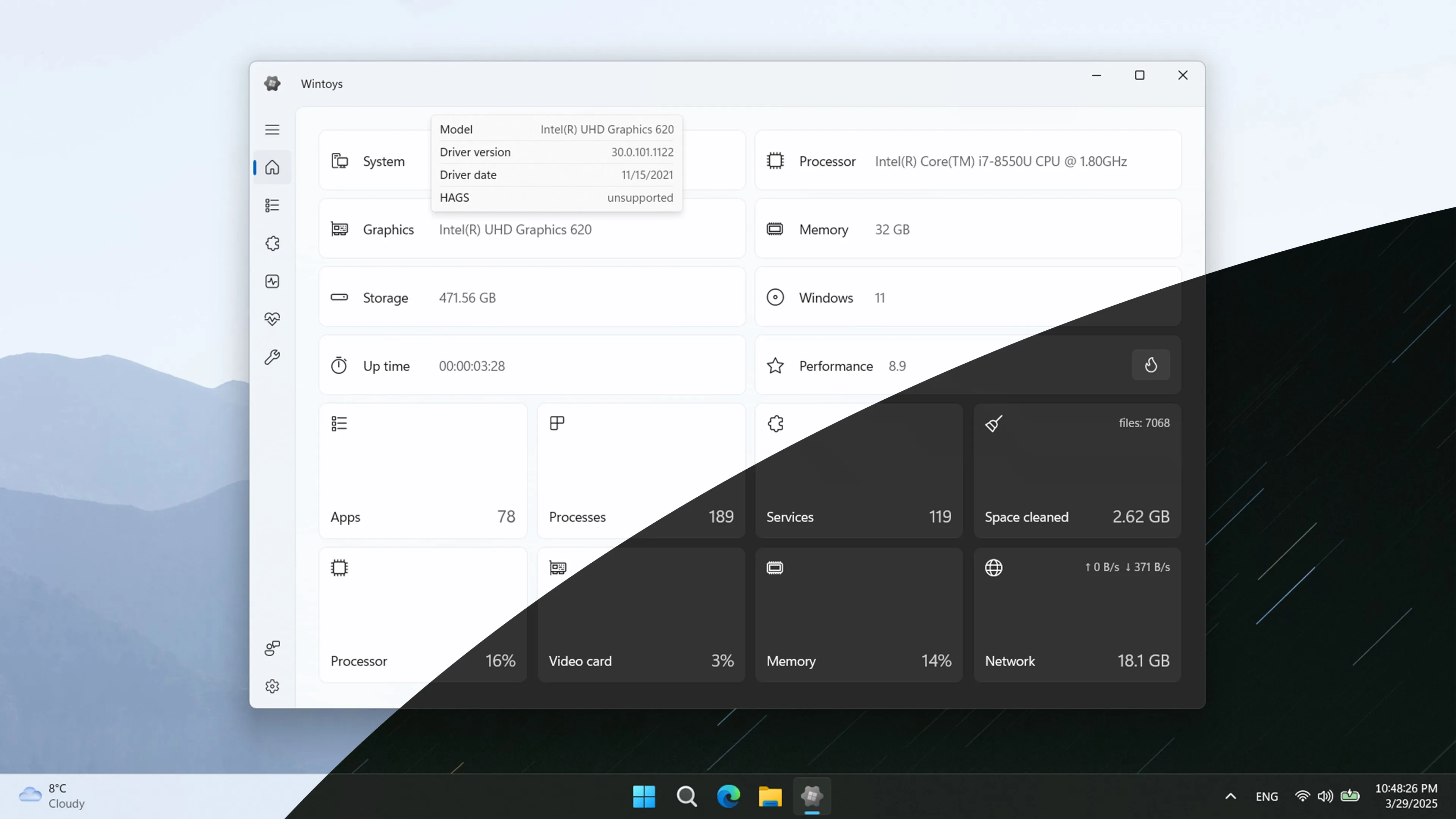 Wintoys screenshot 1
