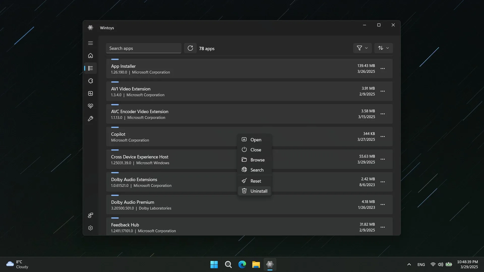 Wintoys screenshot 3