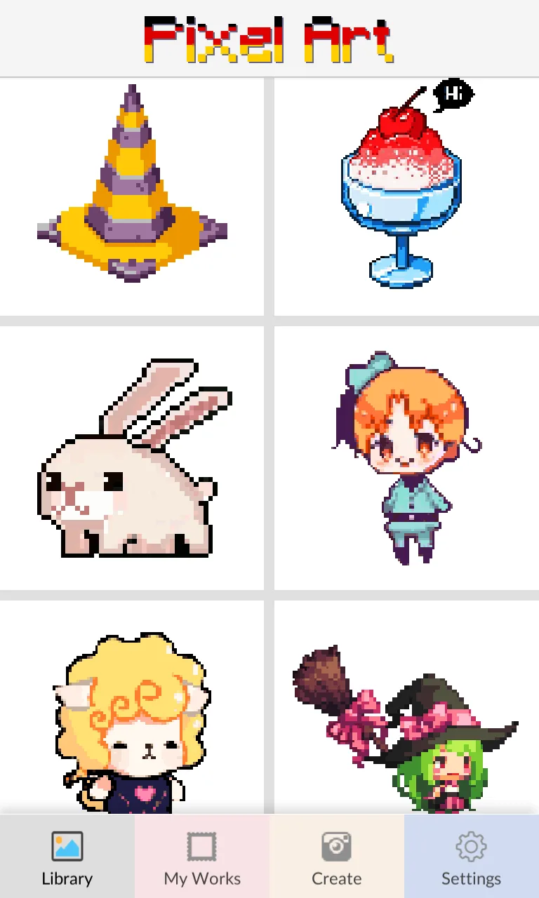 Pixel Art: Color by Number. screenshot 1