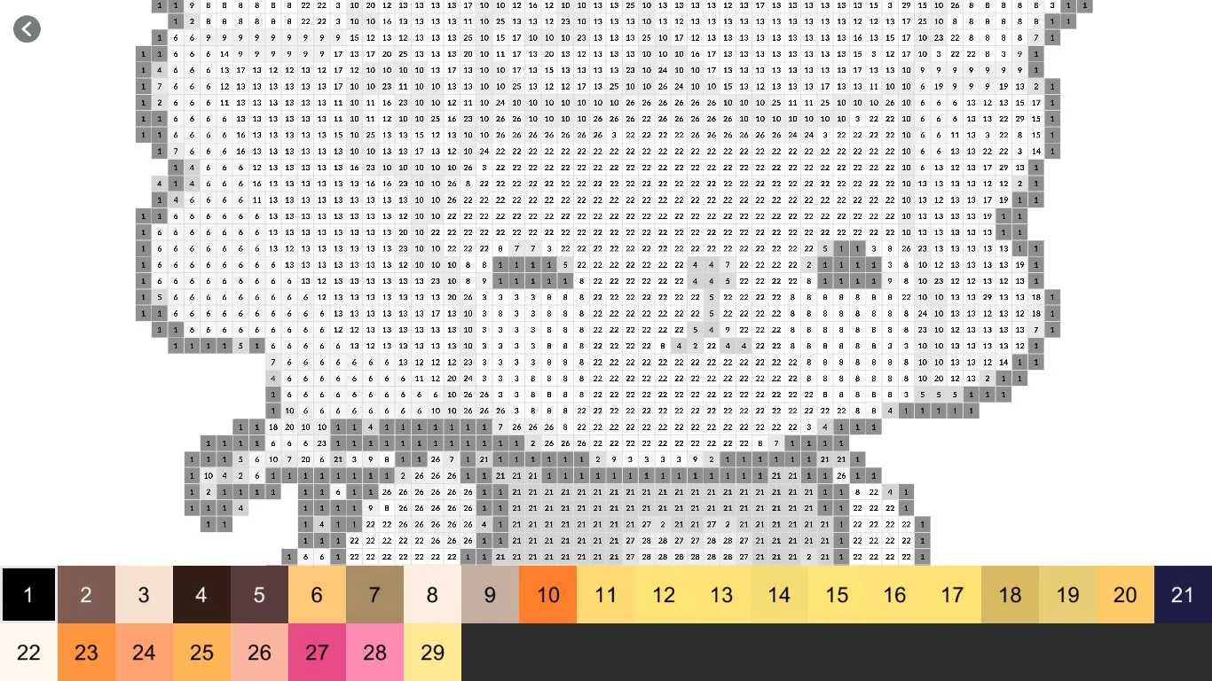 Pixel Art: Color by Number. screenshot 3