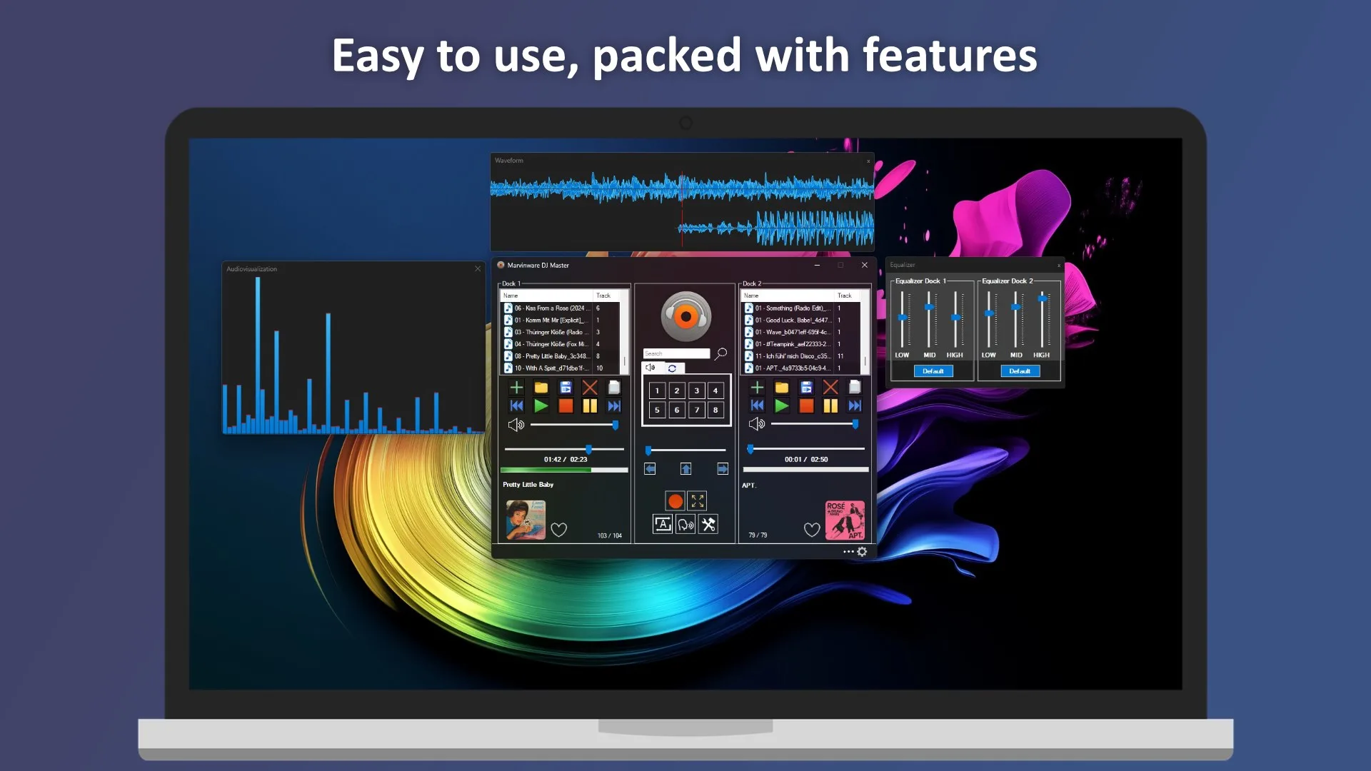 Marvinware DJ Master - DJ Software and Music Player screenshot 2