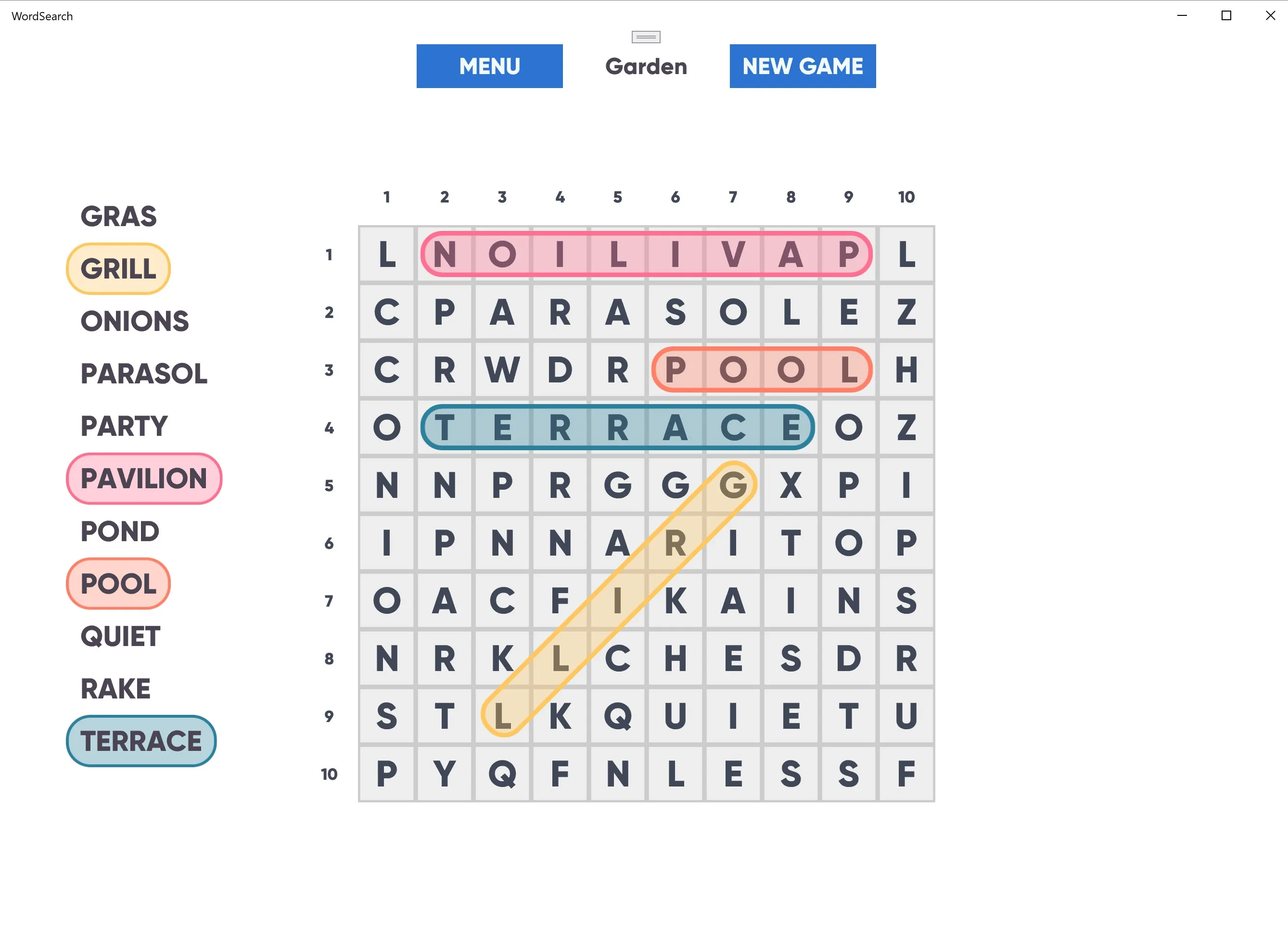 Word Search Puzzles Game screenshot 2