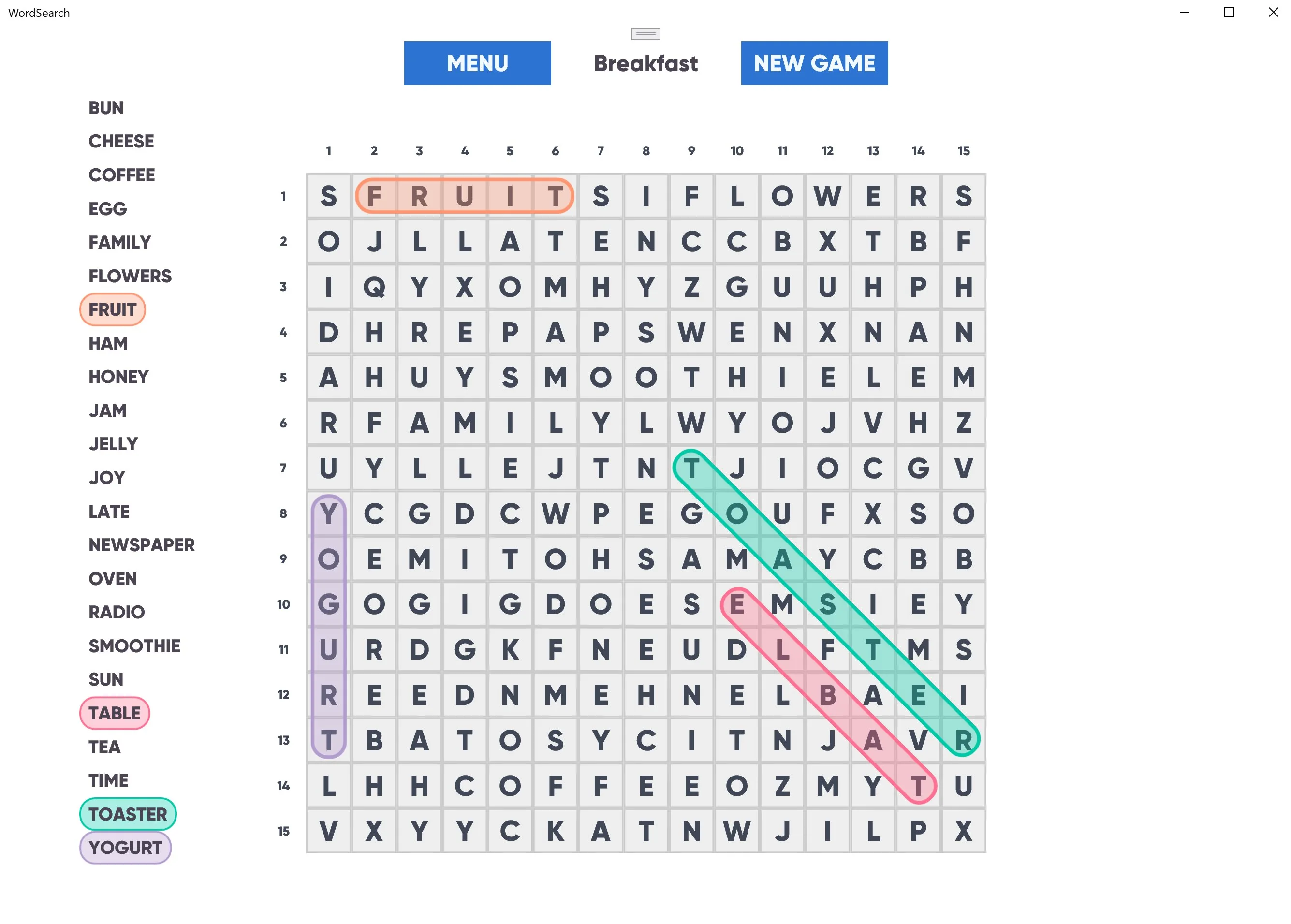 Word Search Puzzles Game screenshot 4