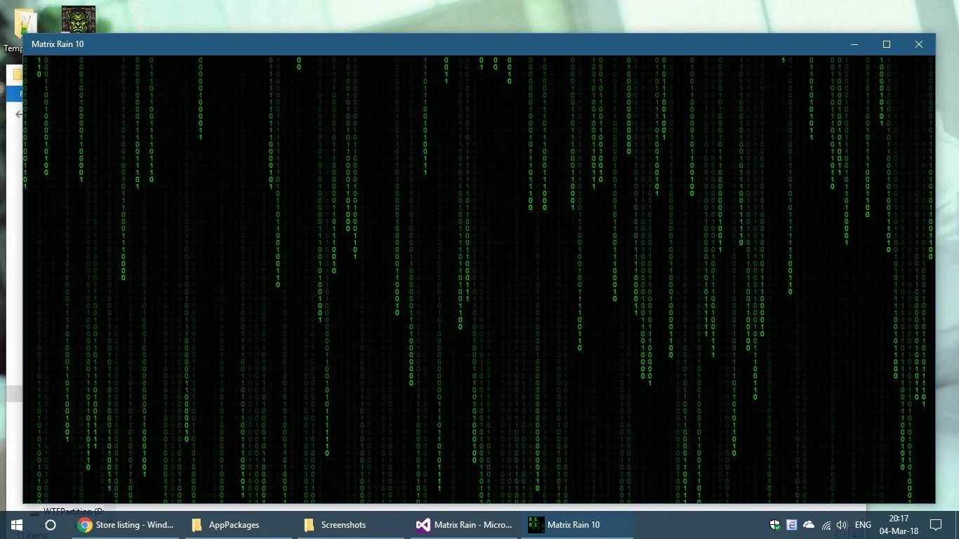 Matrix Rain 10 screenshot 2