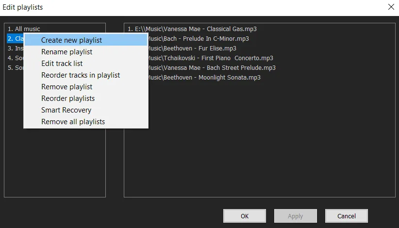 Colibri Audio Player screenshot 4