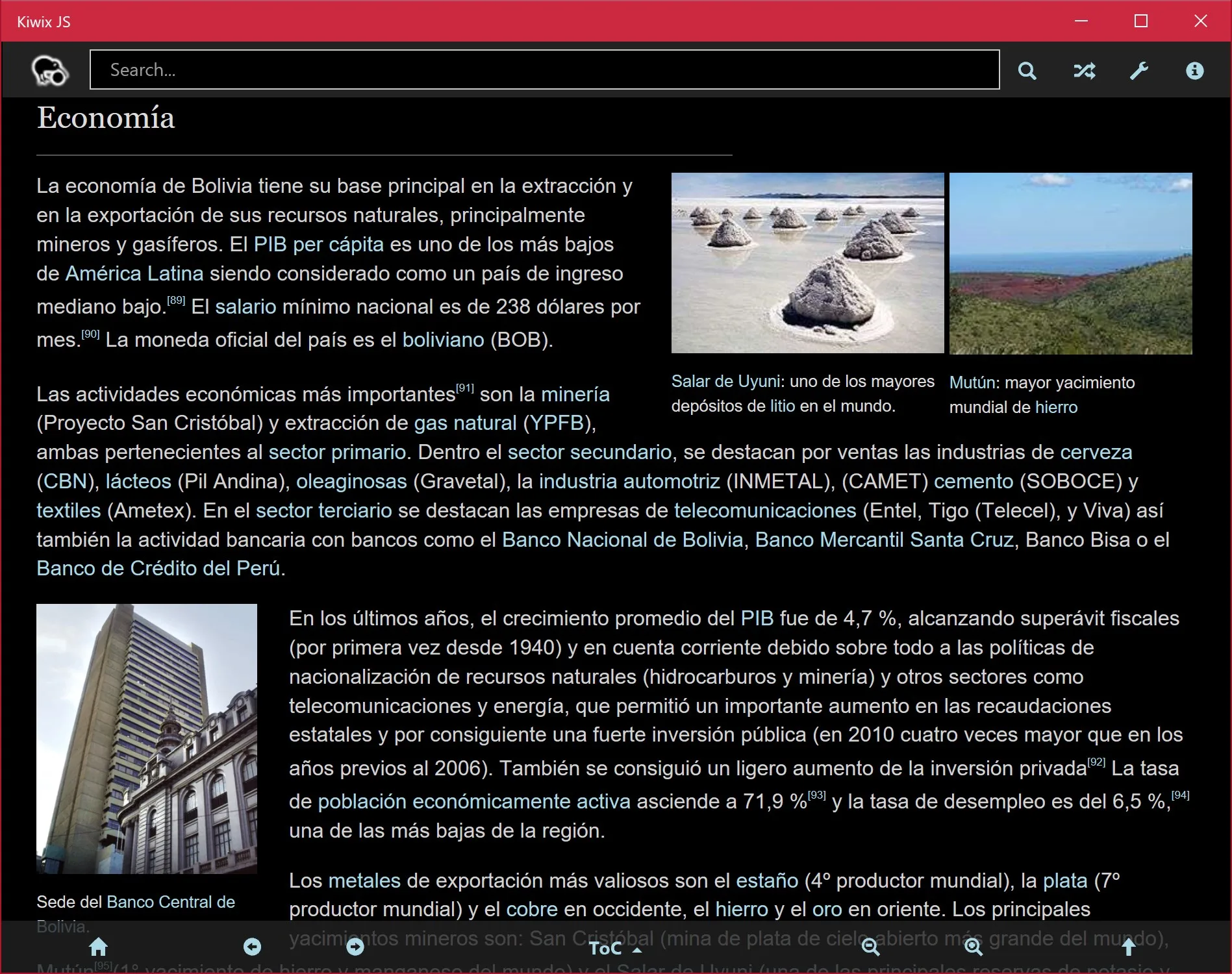 Kiwix JS screenshot 4