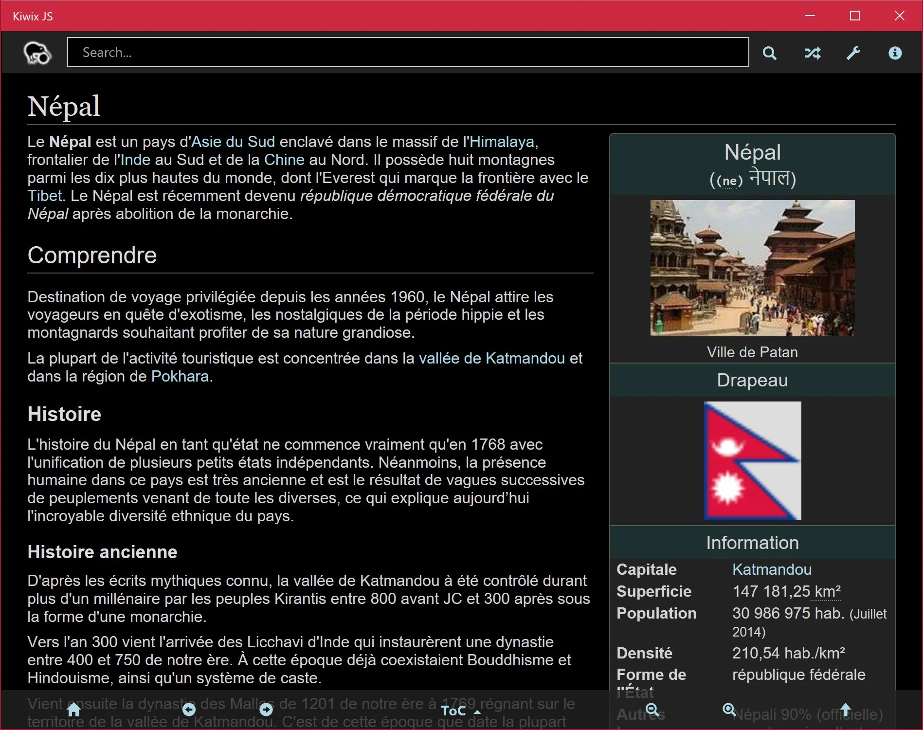 Kiwix JS screenshot 5