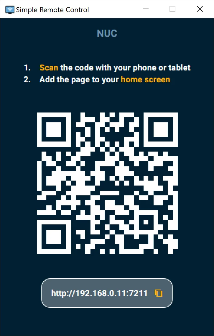 Simple Remote Control screenshot 2
