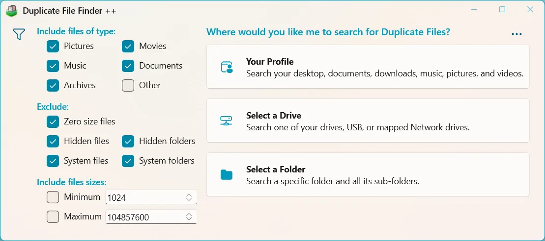 Duplicate File Finder - A Duplicate File Cleaner screenshot 5