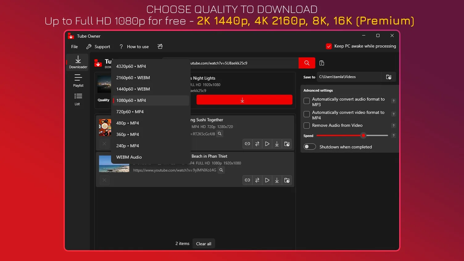 Video Downloader - Tube Owner screenshot 1