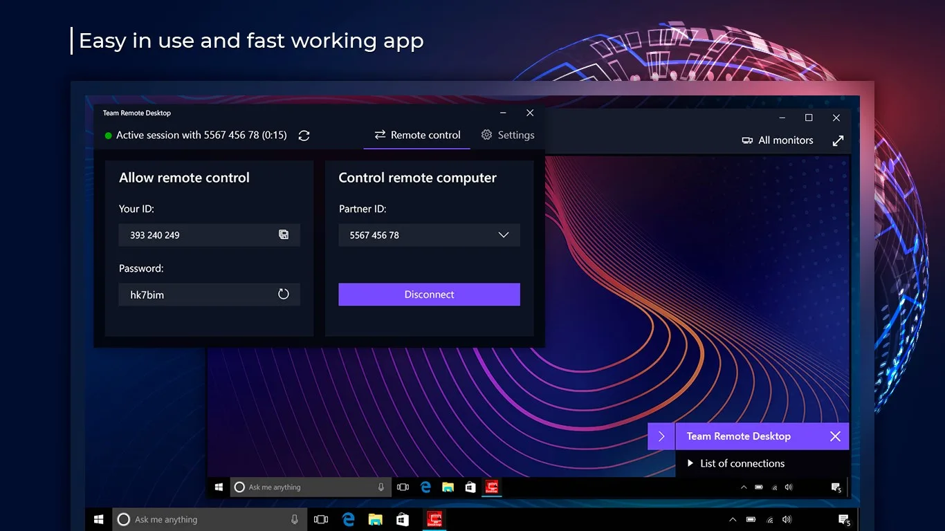 Team Remote Desktop screenshot 3