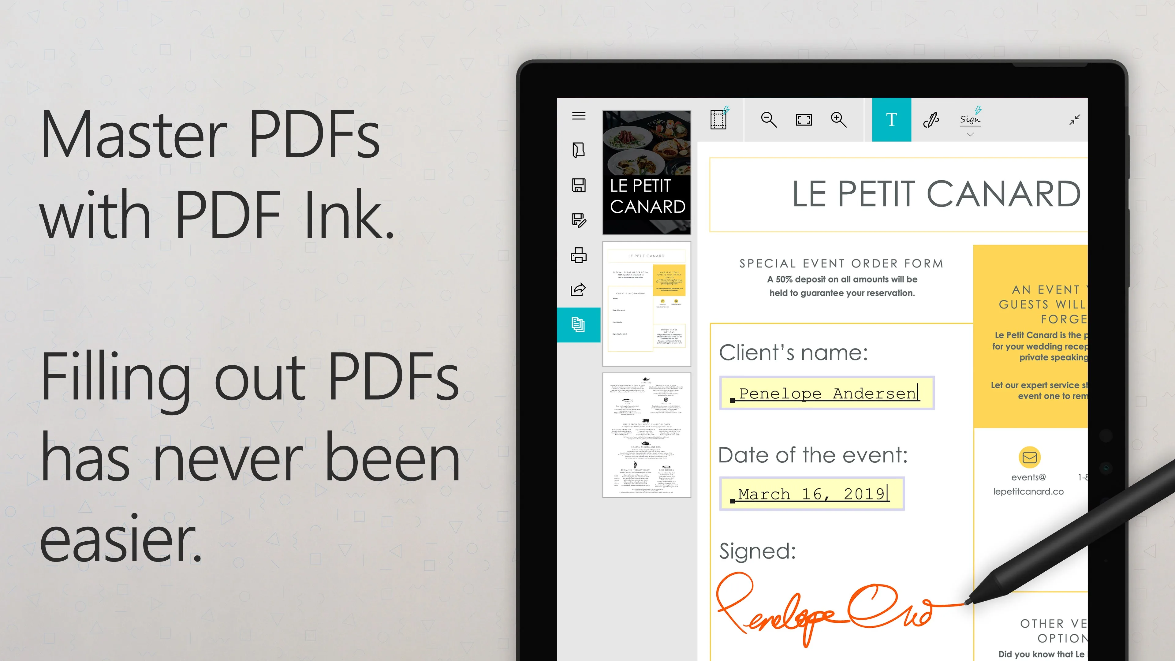 PDF Editor Ink screenshot 2