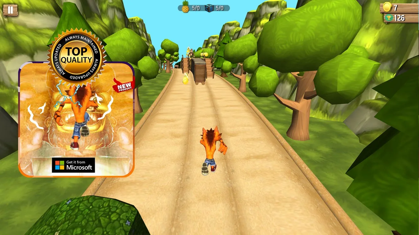 Crash The Fox Bandi screenshot 1