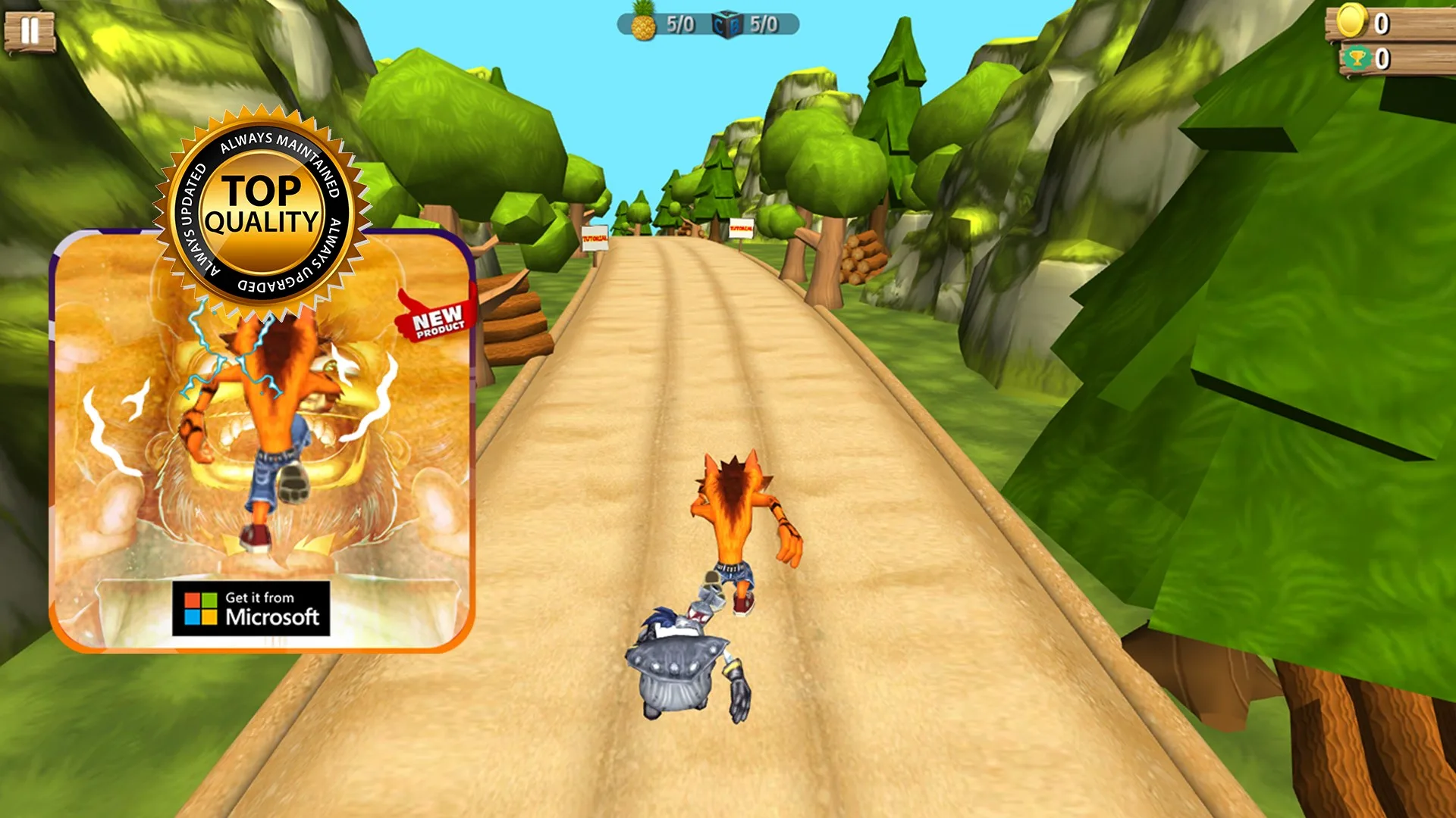 Crash The Fox Bandi screenshot 2