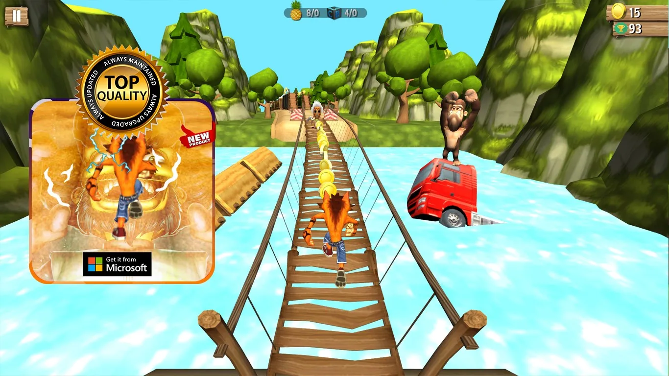 Crash The Fox Bandi screenshot 3