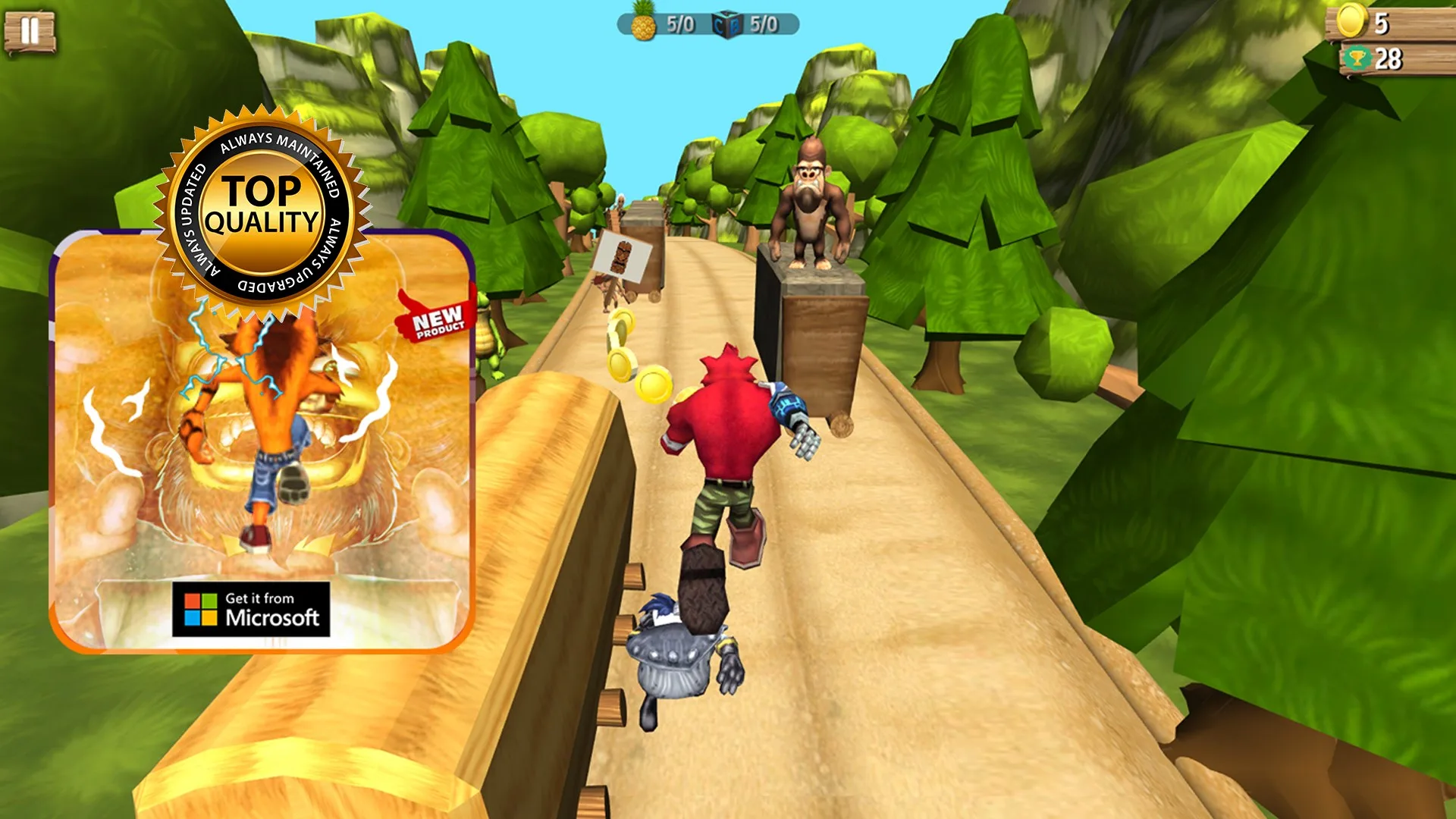 Crash The Fox Bandi screenshot 5