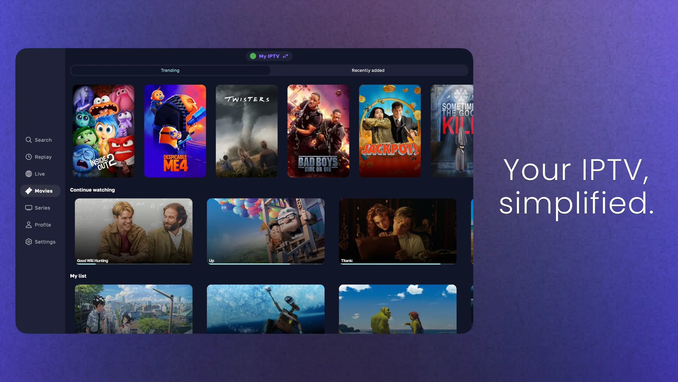 Zen IPTV Player screenshot 1