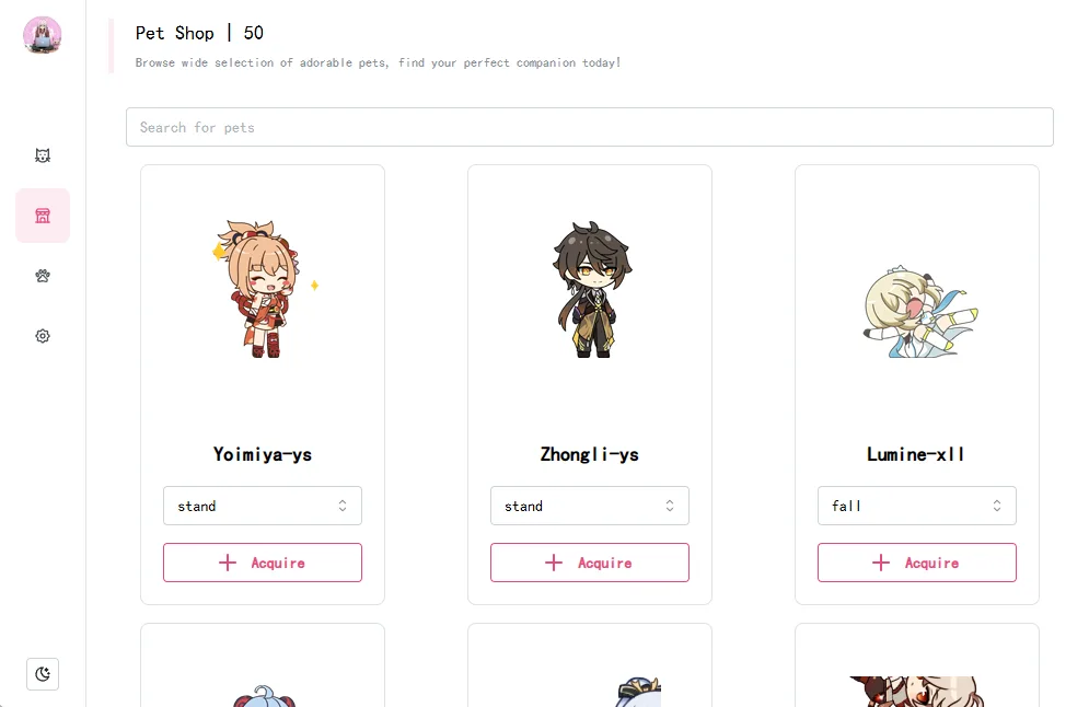 Desktop Pets - Desktop Pet Partner screenshot 2