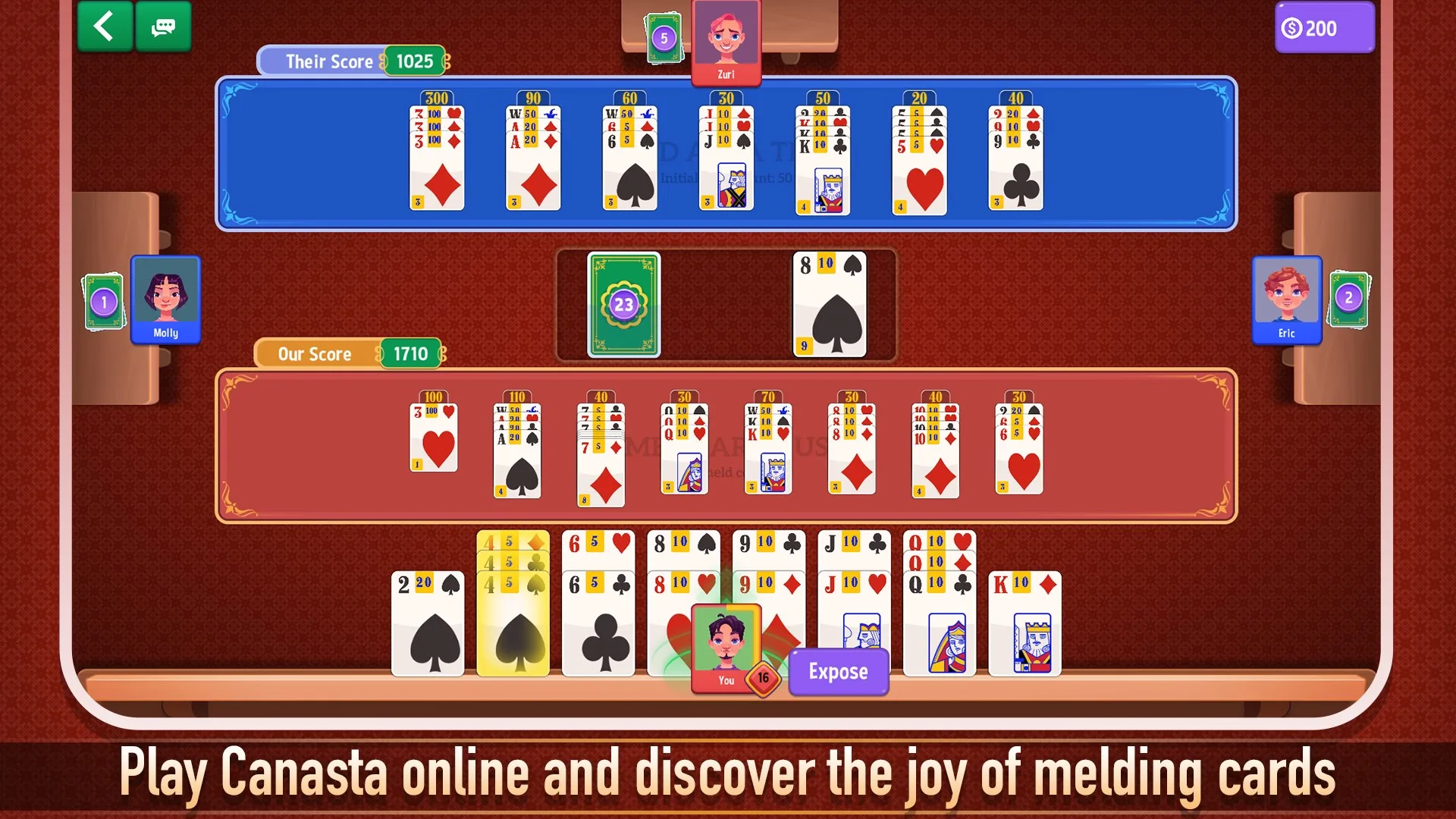 Canasta: Card Game screenshot 5