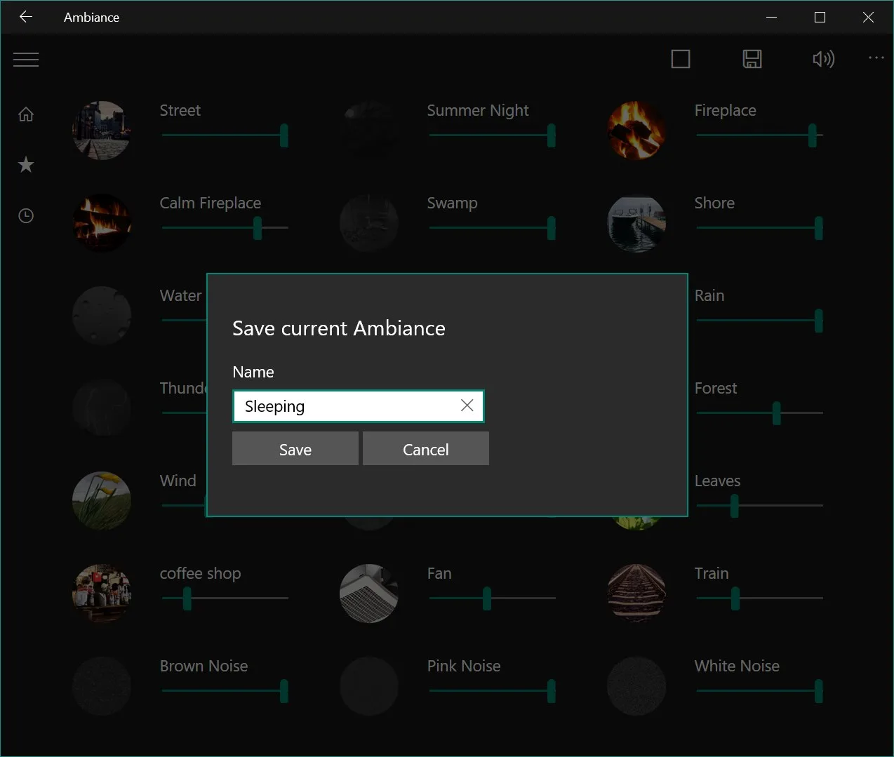 Ambiance screenshot 2