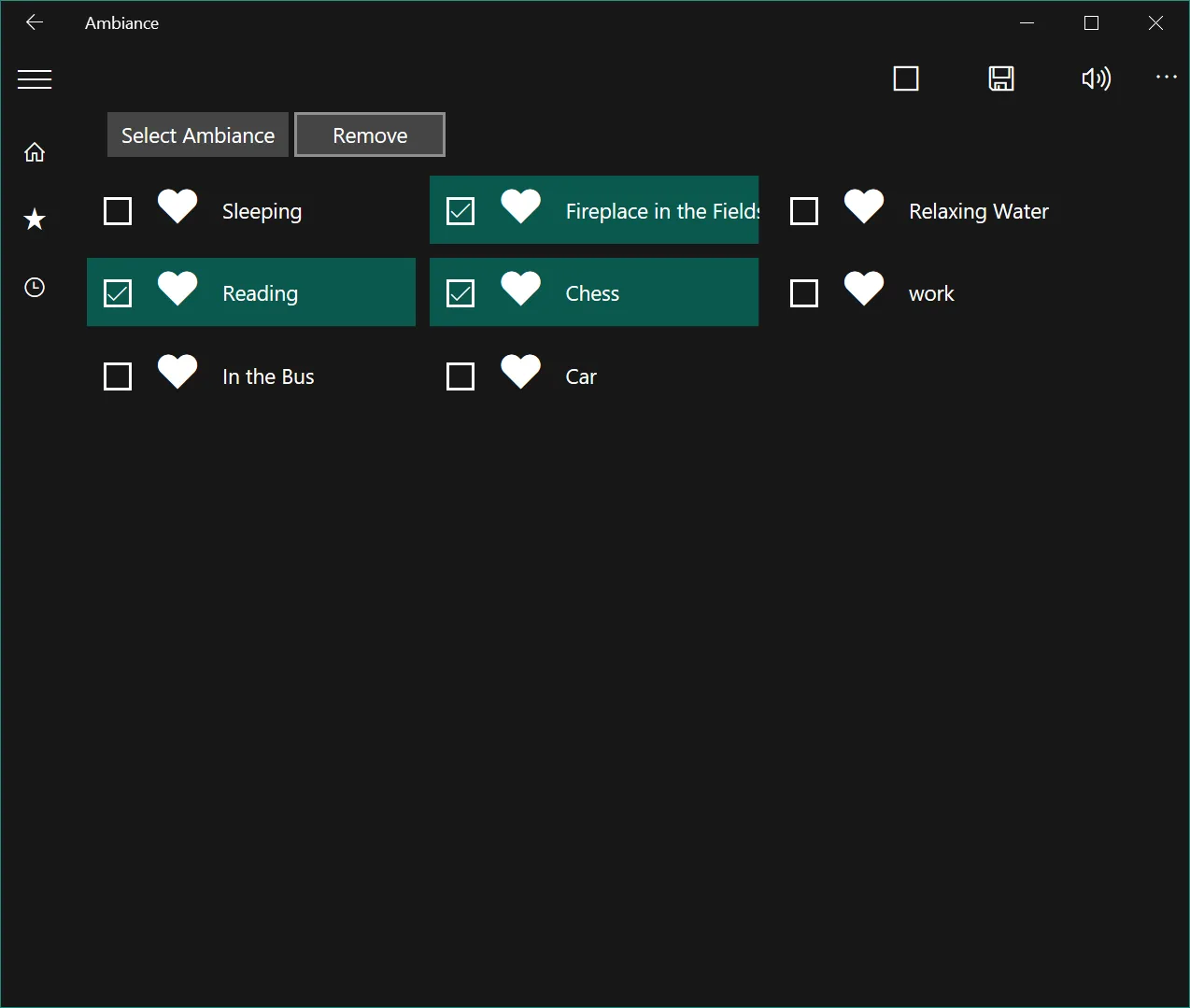 Ambiance screenshot 4