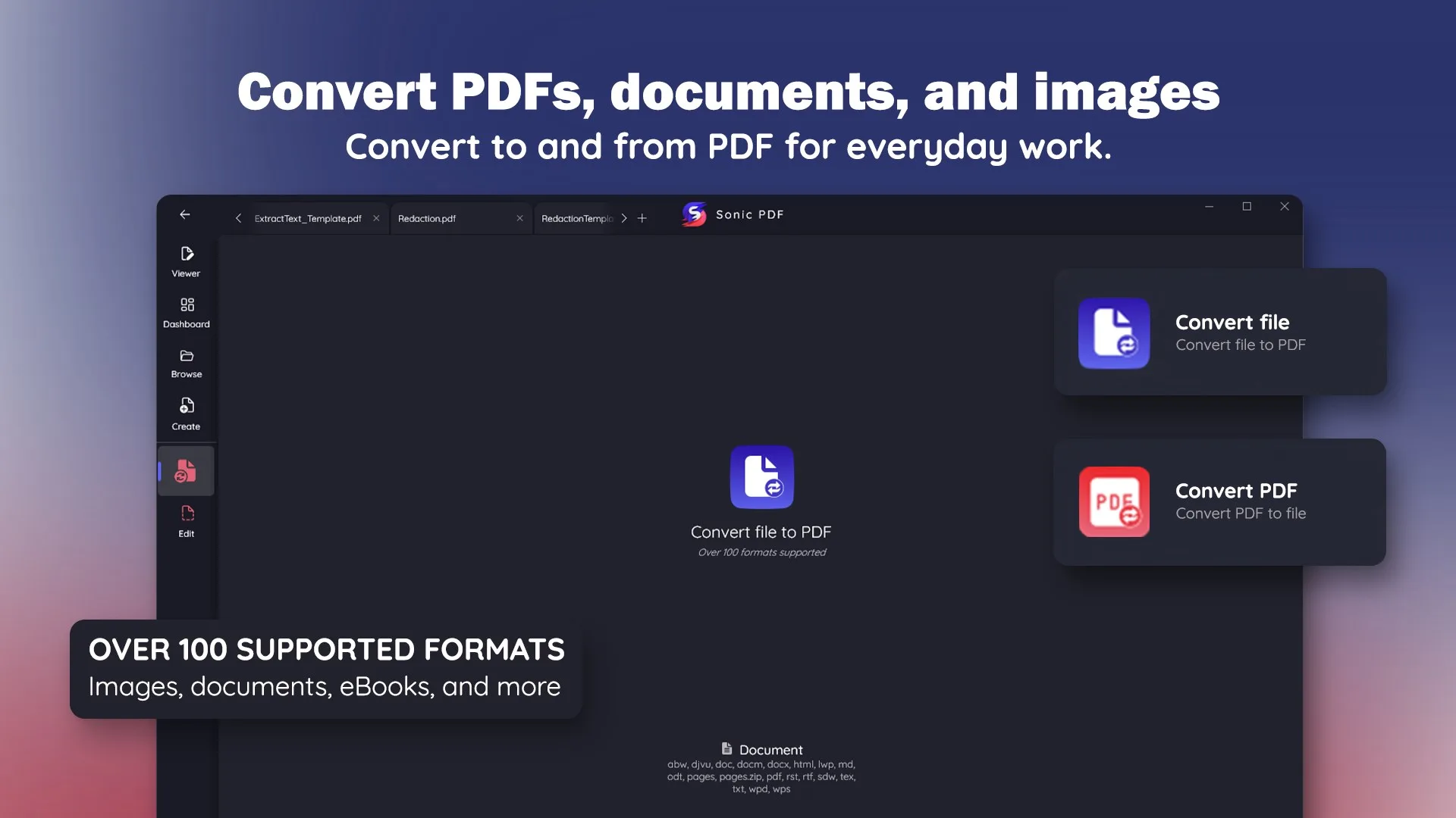 Sonic PDF – Edit, Merge & Convert PDFs screenshot 4