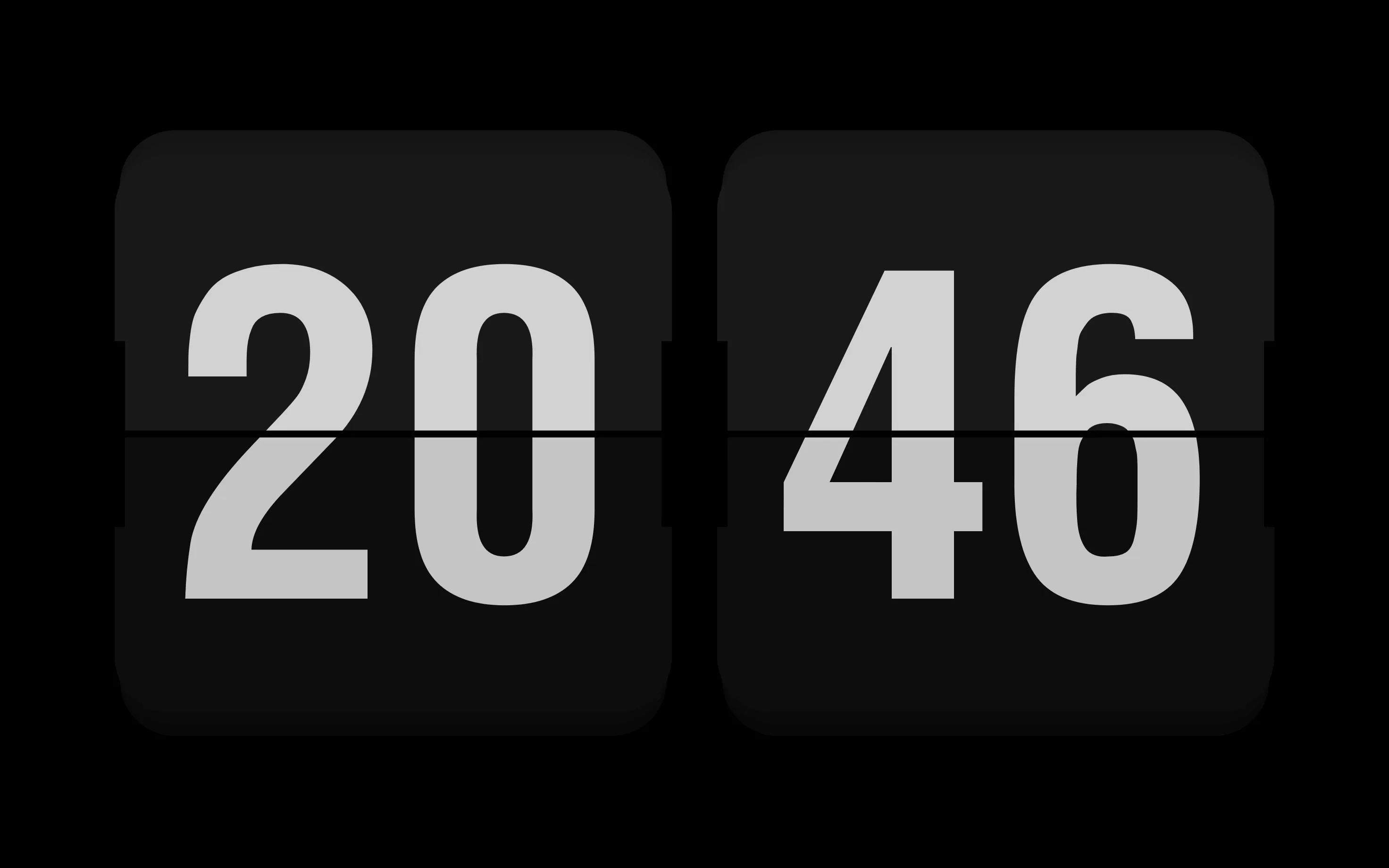 Screen Flip Clock screenshot 1
