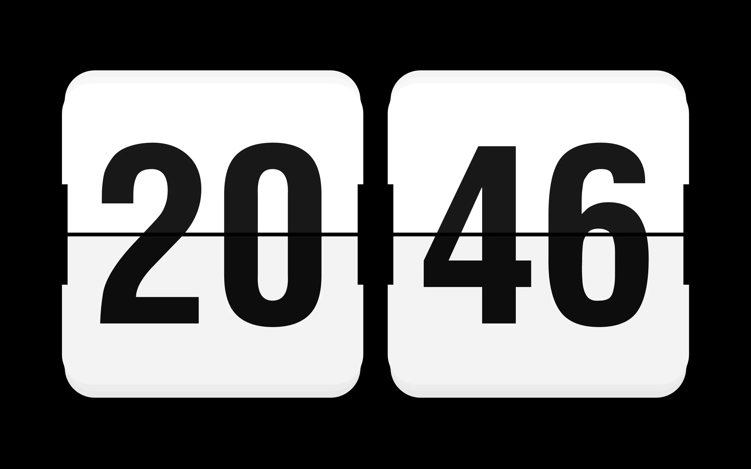 Screen Flip Clock screenshot 2