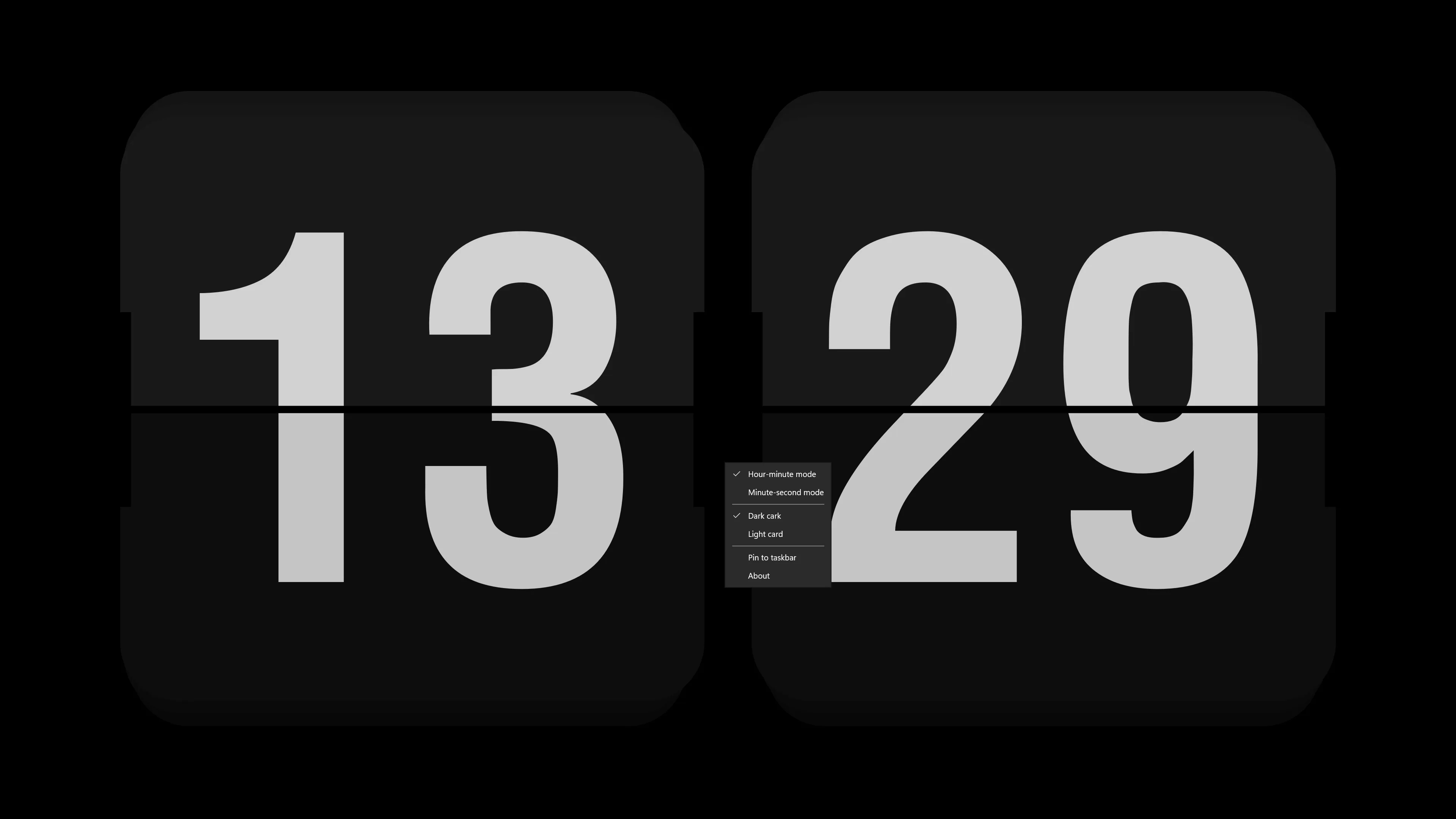 Screen Flip Clock screenshot 3