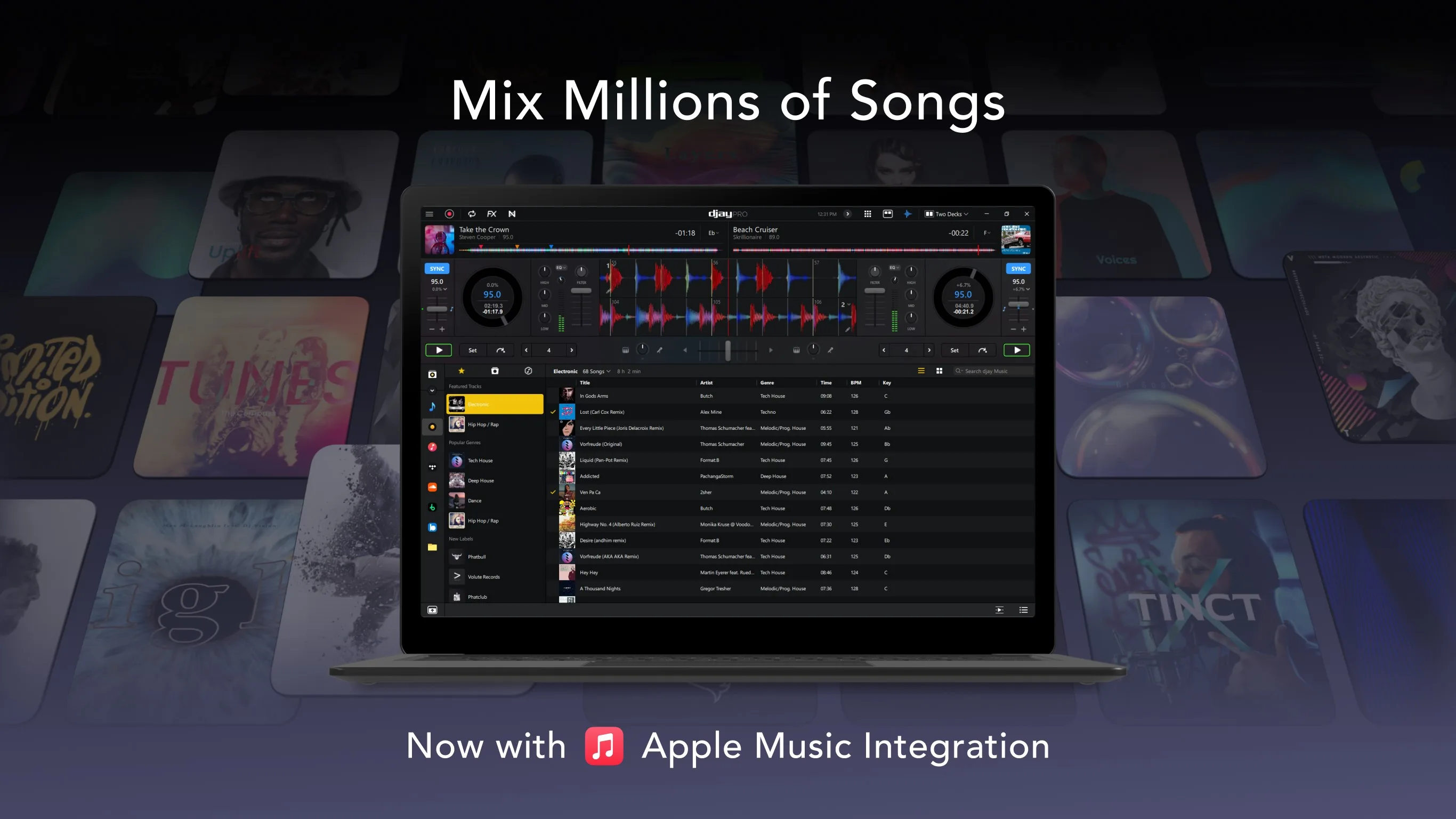 djay Pro - DJ App & AI Mixer screenshot 1