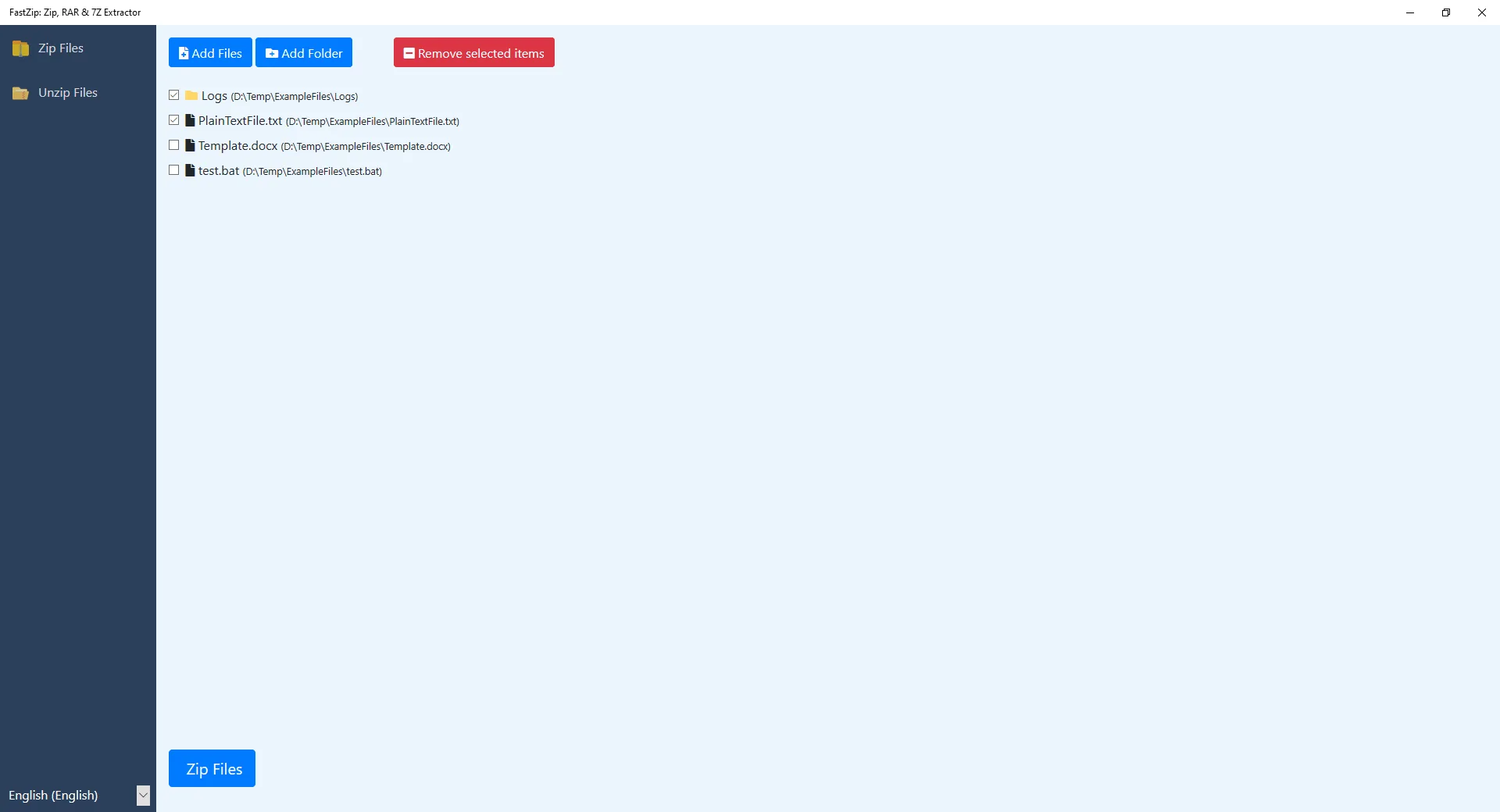FastZip: Zip, RAR & 7Z Extractor screenshot 1