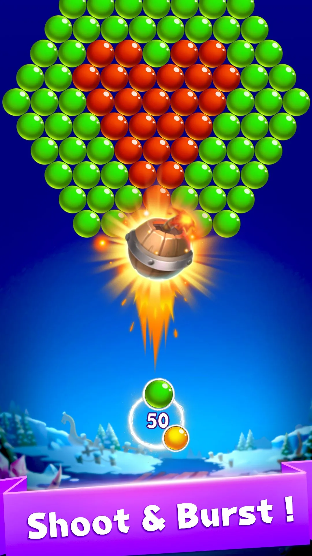 Bubble Shooter Viking Pop! screenshot 3