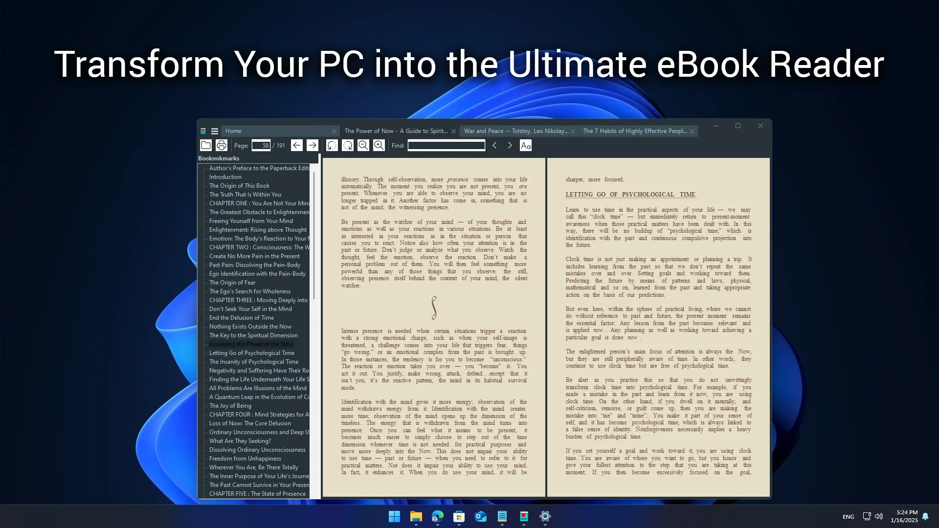 MOBI+ eBook Reader screenshot 1