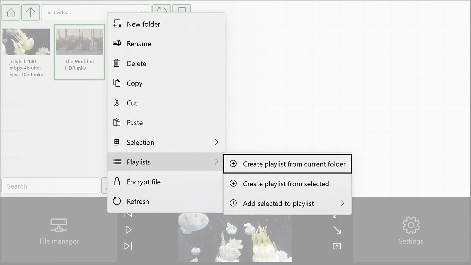 Energy Media Player screenshot 4