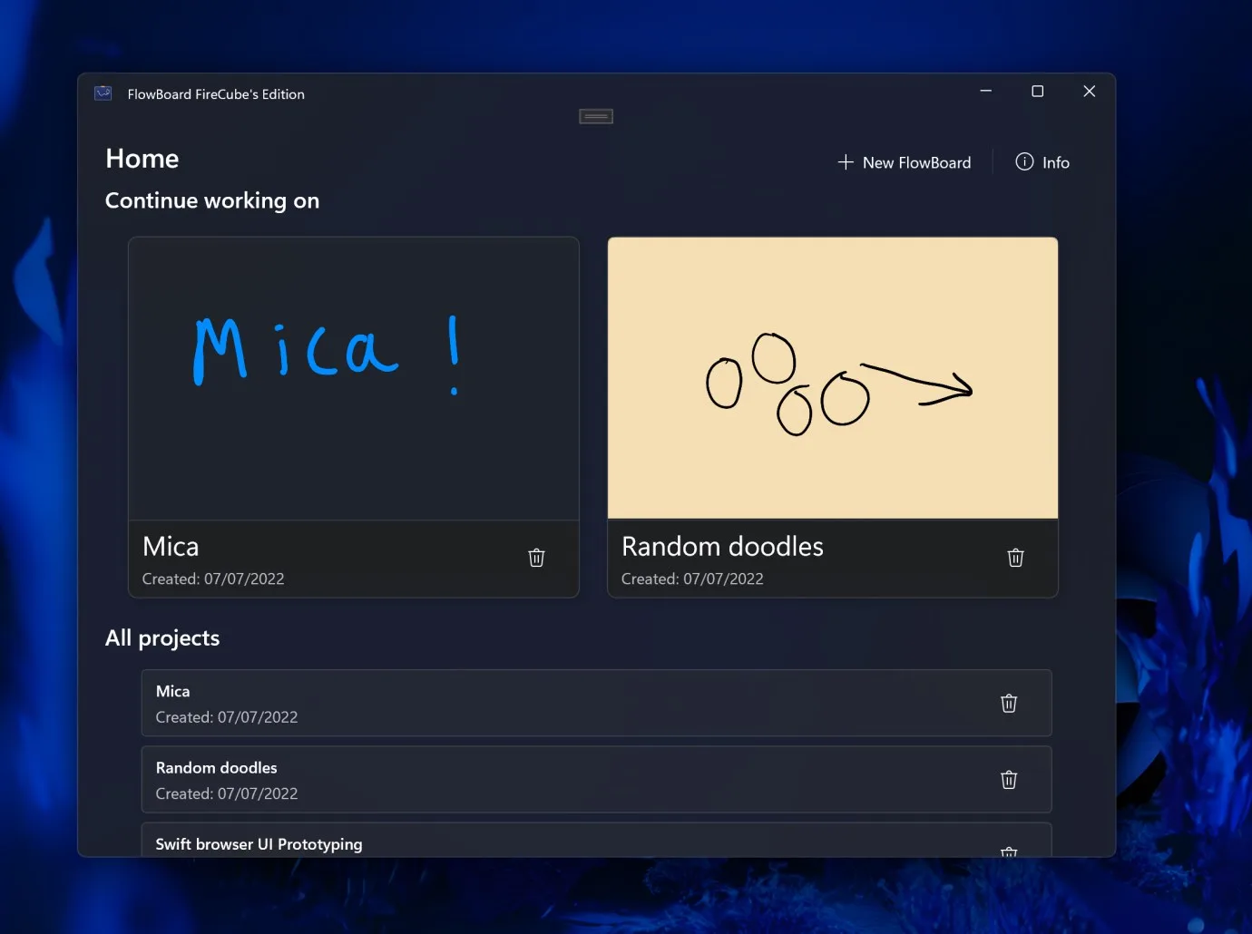 FlowBoard - FireCube's Edition screenshot 1
