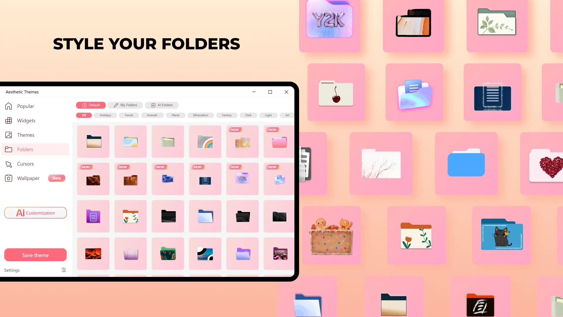 Aesthetic Themes - Desktop Customization screenshot 5