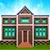 Block Craft Pixel Art 3D House Painting